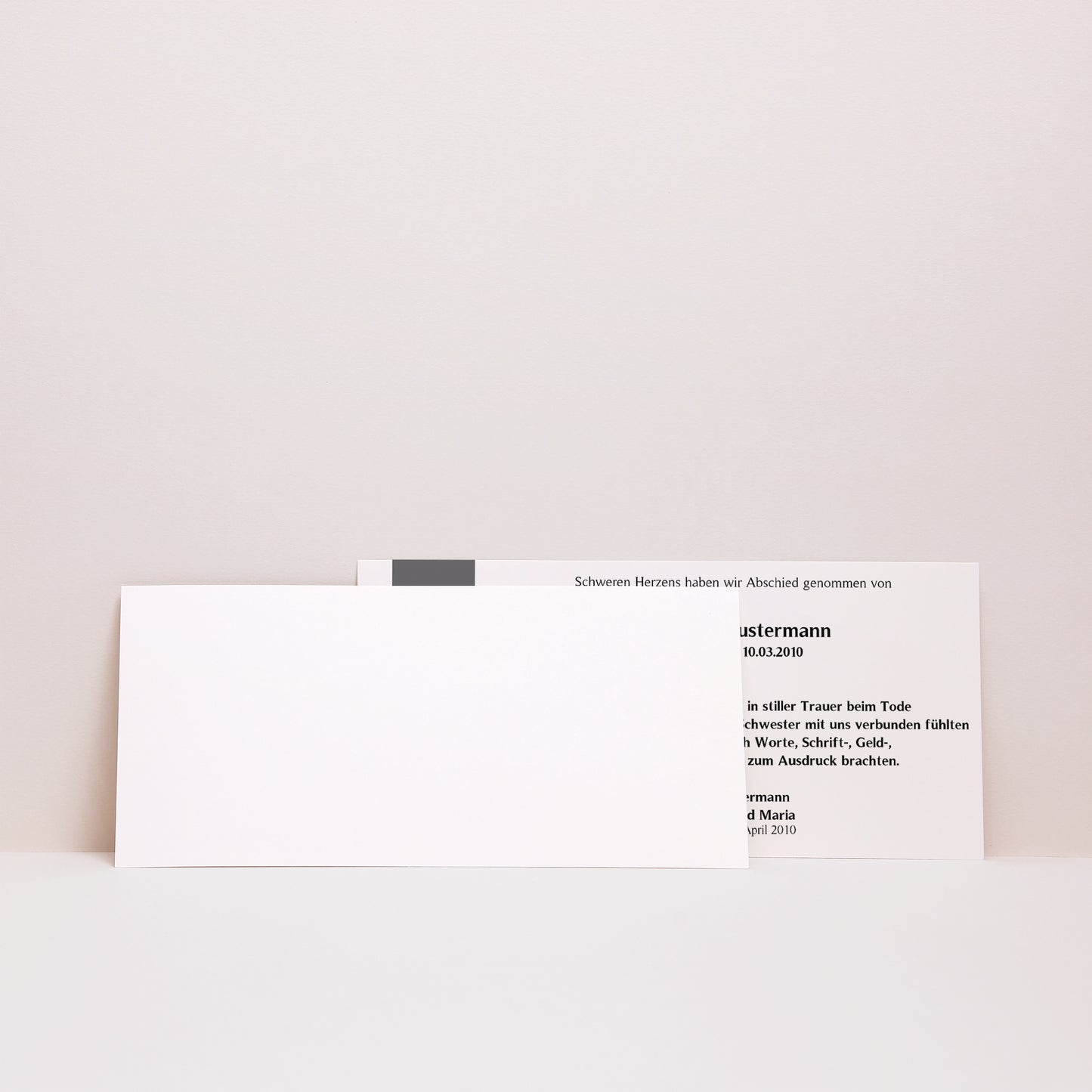 Trauerkarte Panoramische Landschaft Meine Liebe, mein Schmerz foto N° 3