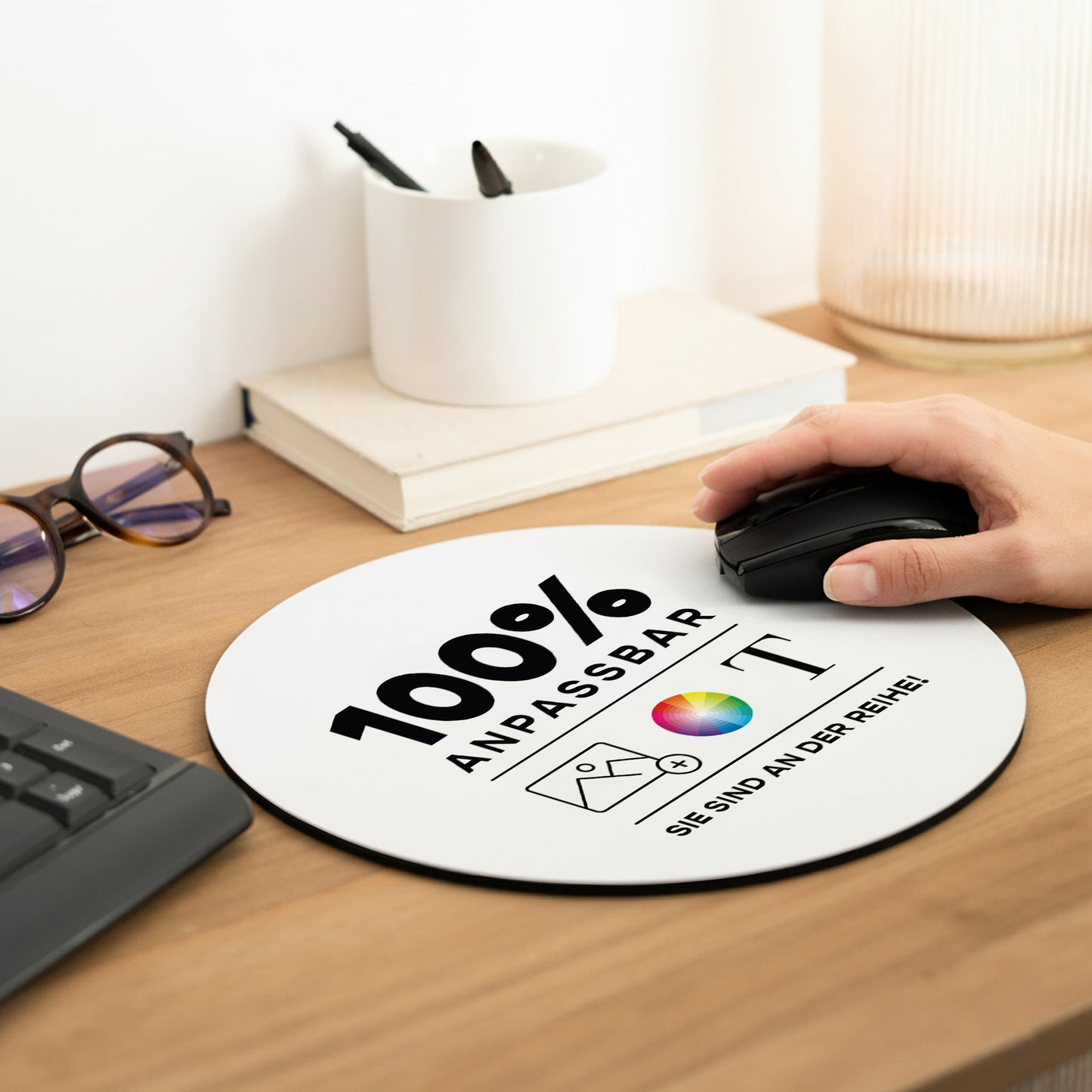 Mousepad Objekte Rund Do It Yourself foto N° 2