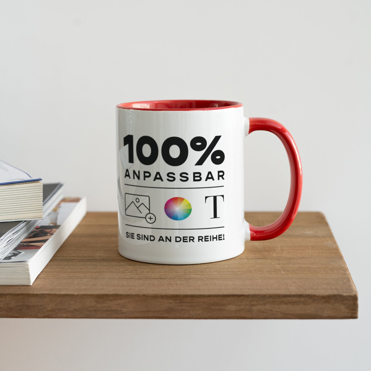 Tasse Objekte Rot Do It Yourself foto N° 4