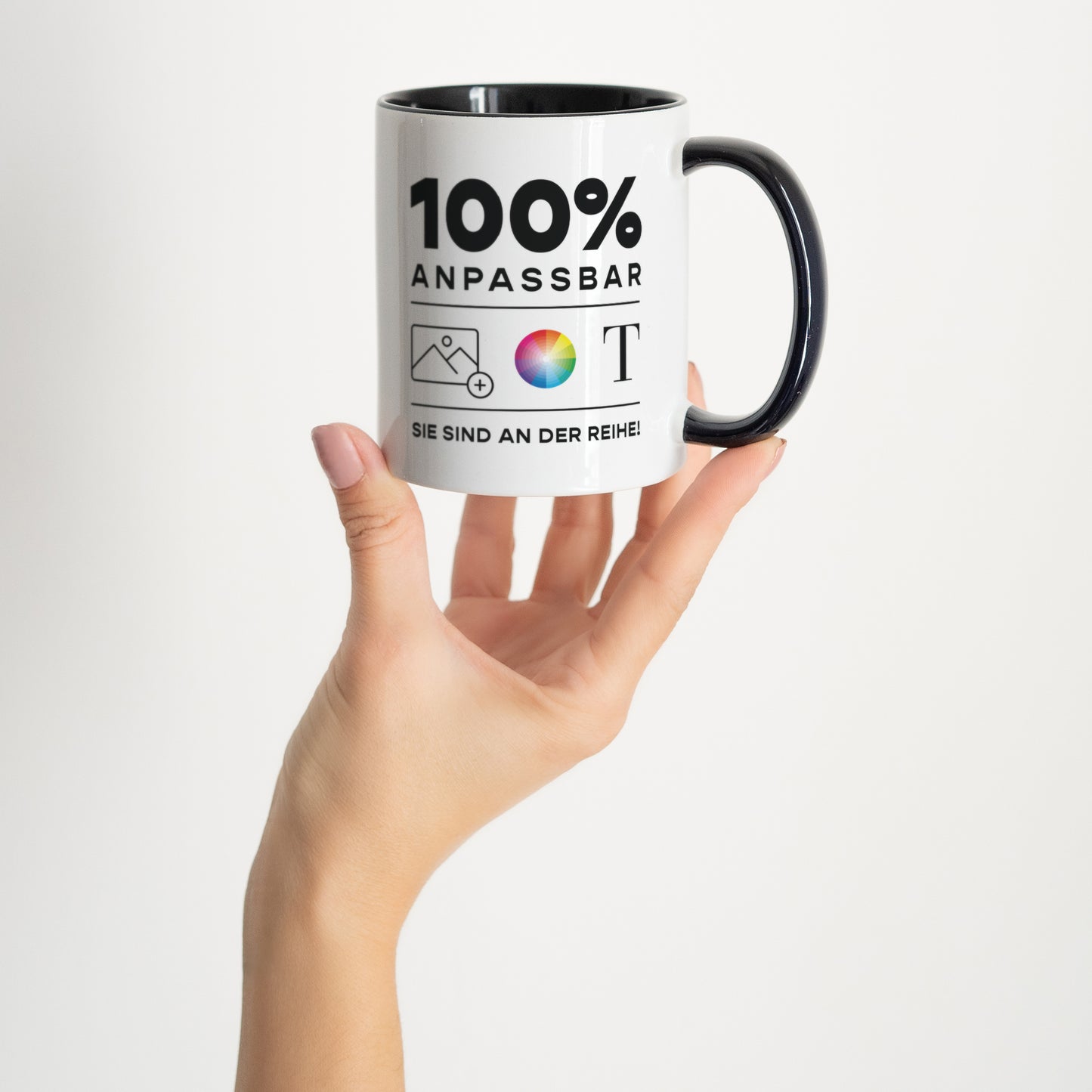 Tasse Objekte Schwarz Do It Yourself foto N° 2