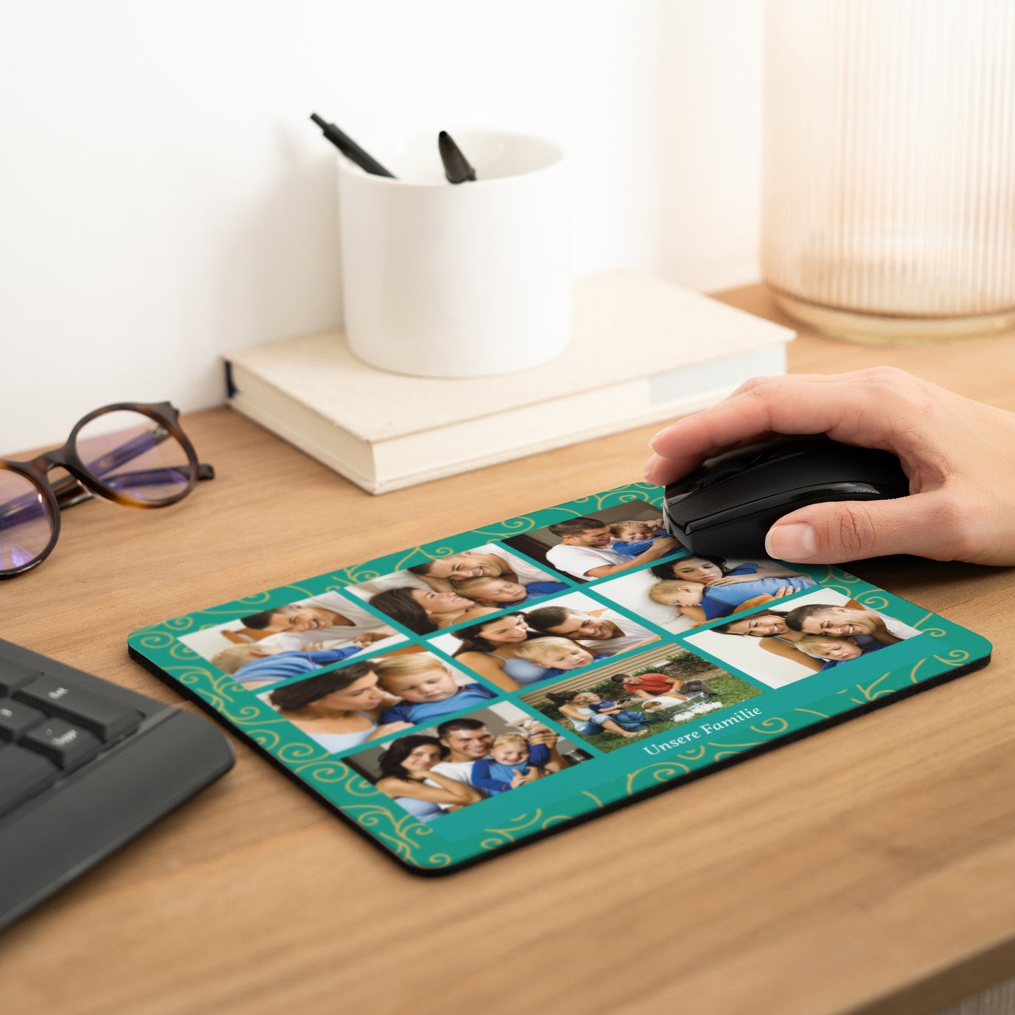Mousepad Objekte Rechteck Arabesken in Sicht foto N° 2