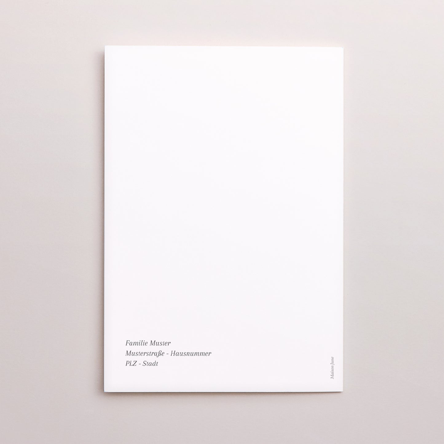 Trauerkarte Doppelter Porträtflügel Olivae foto N° 3