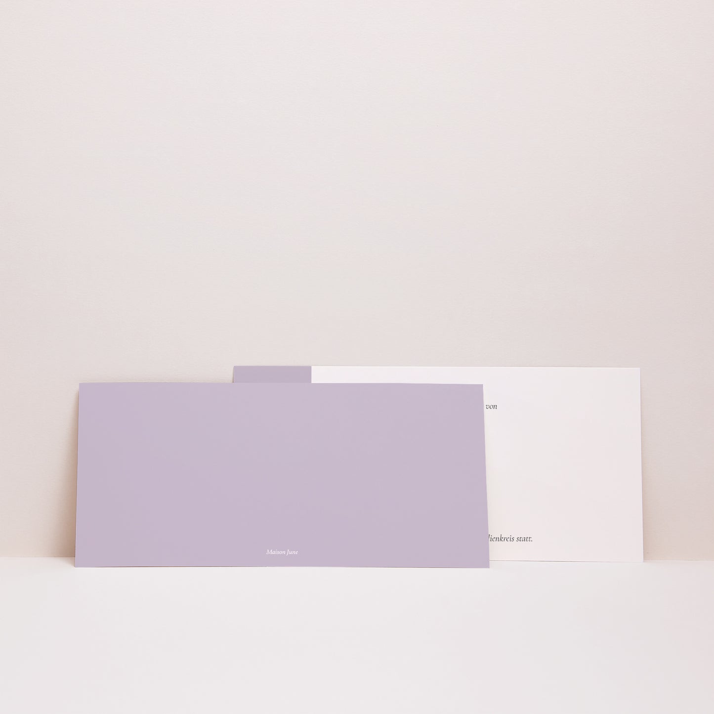 Trauerkarte Panoramische Landschaft Violettes Kreuz - Danksagungen für Todesfälle foto N° 3