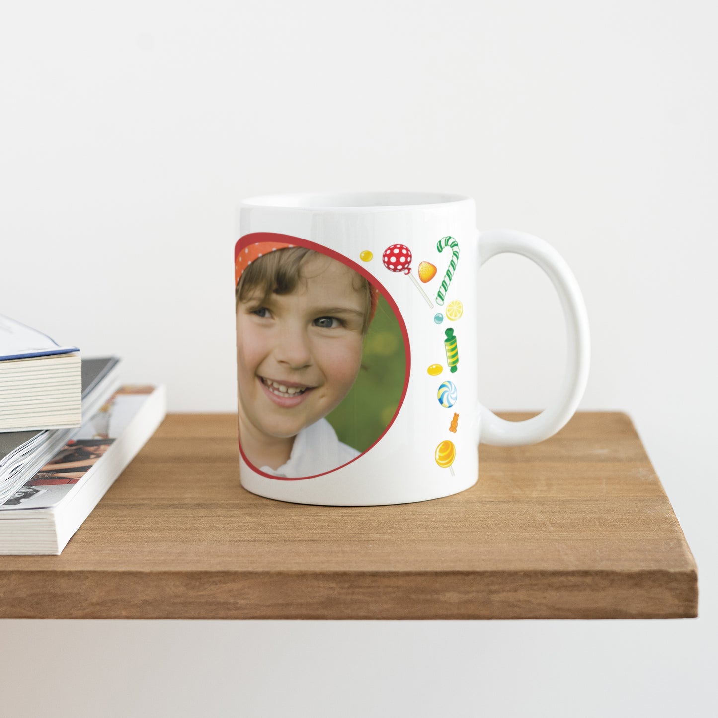 Tasse Kindergeburtstag Weiß Süßigkeiten in Hülle und Fülle foto N° 4
