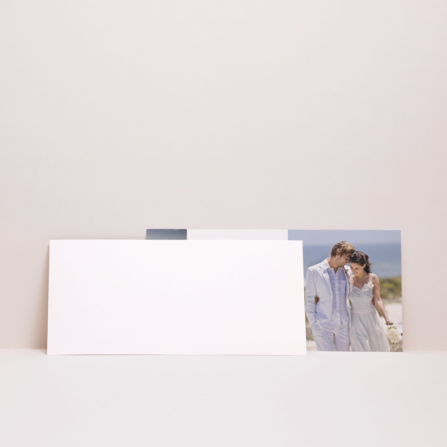 Dankeskarte Geburt Panoramische Landschaft Personalisierte Ziehharmonika foto N° 2