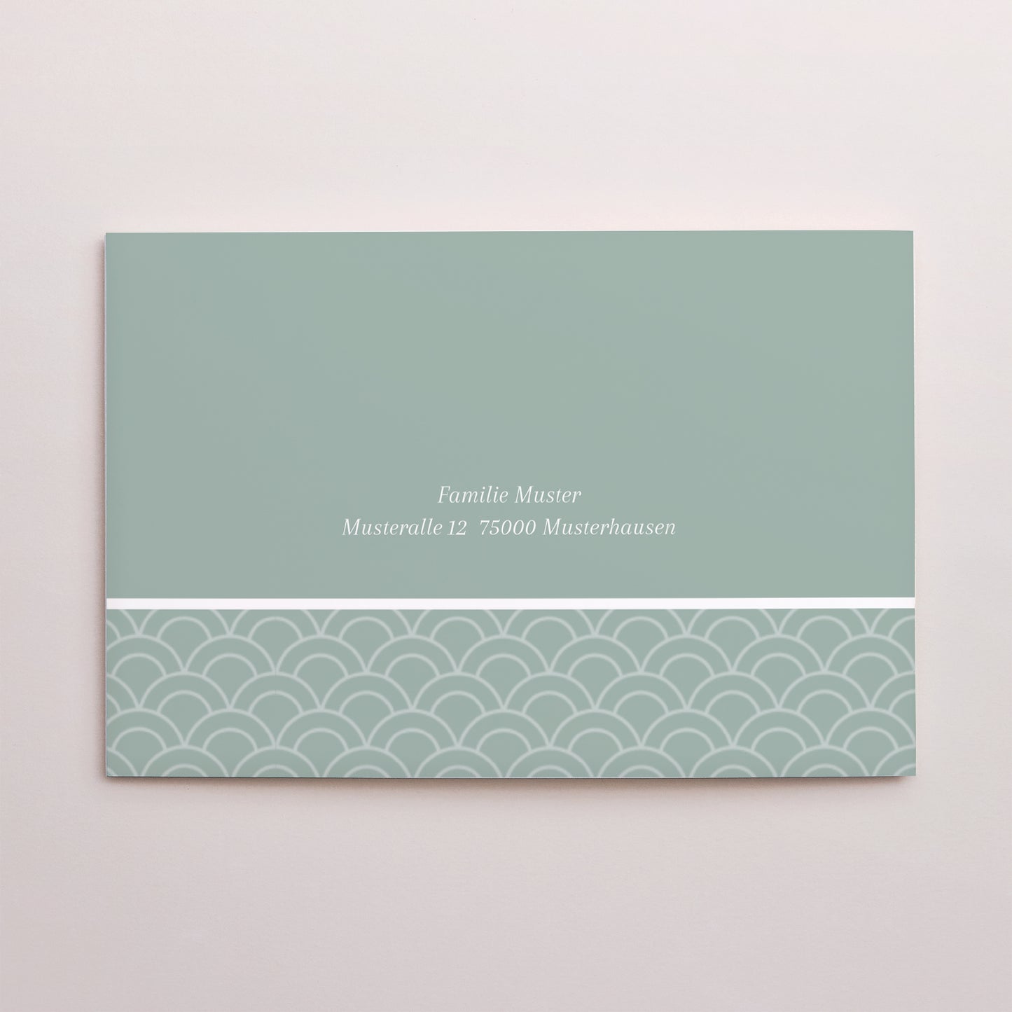 Einladungskarte Kommunion Doppelflügel-Landschaft Feierliche Kommunion foto N° 3