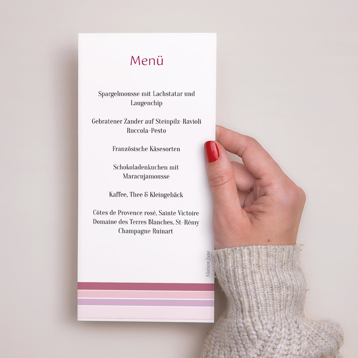 Menükarte Kommunion Panoramatisches Porträt Glaubensbekenntnis - Mädchen foto N° 3