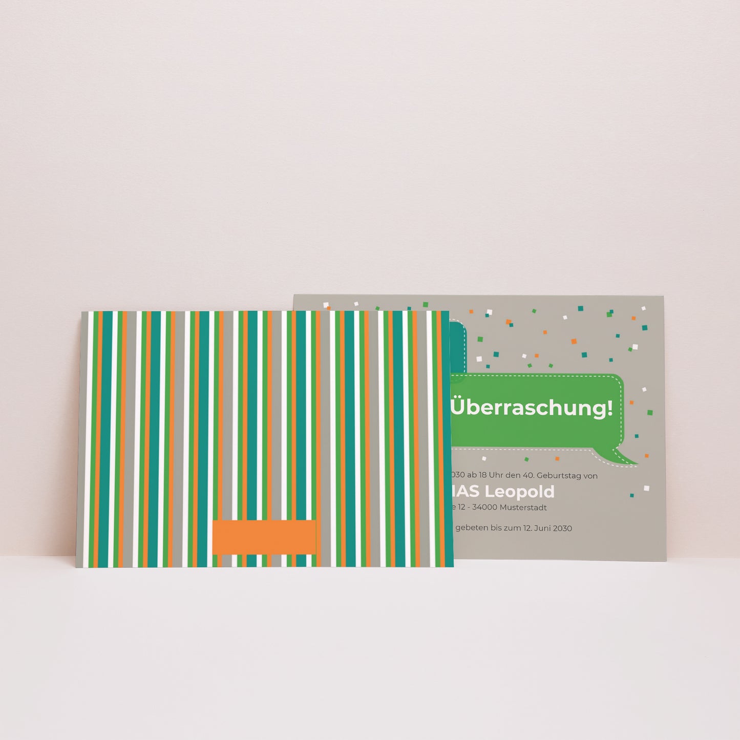 Einladungskarte Geburtstag Landschaft Superüberraschung foto N° 3