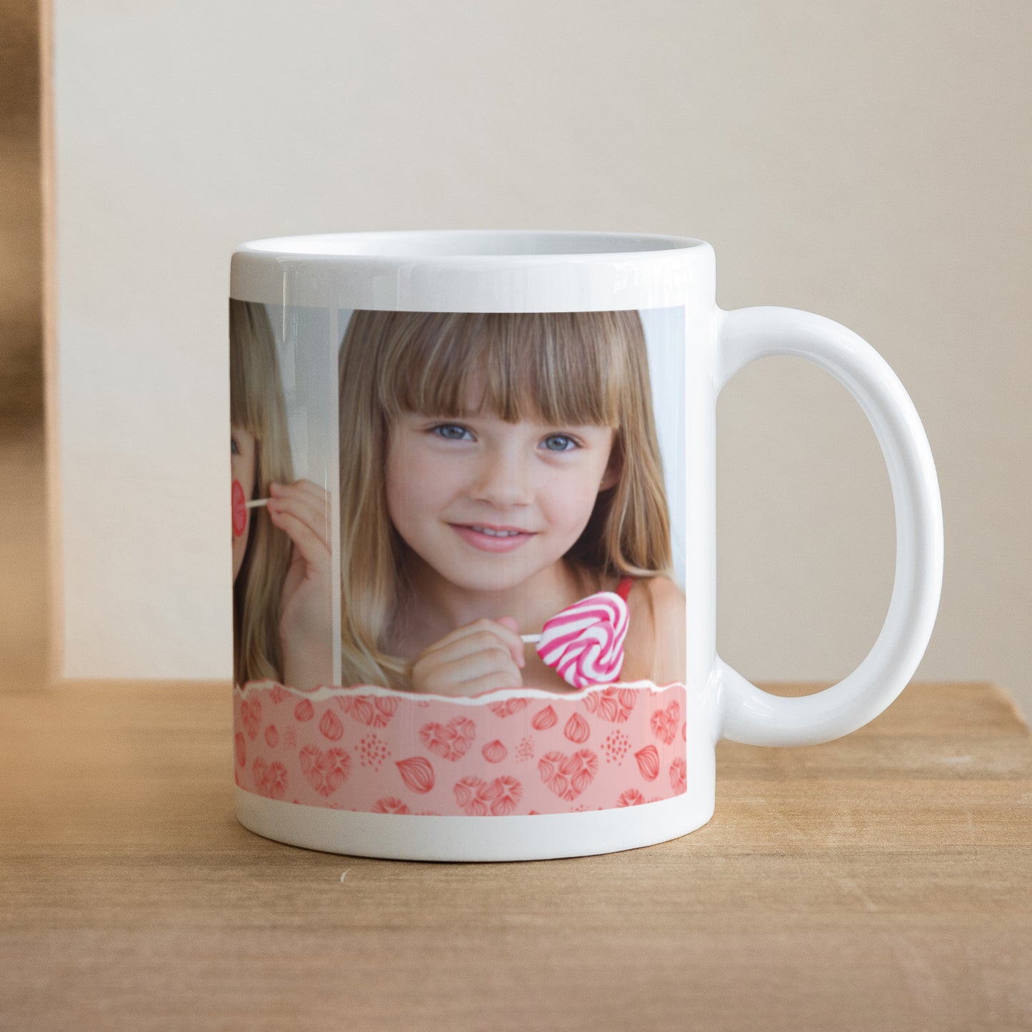 Tasse Objekte Weiß Zärtlicher Valentinstag foto N° 1