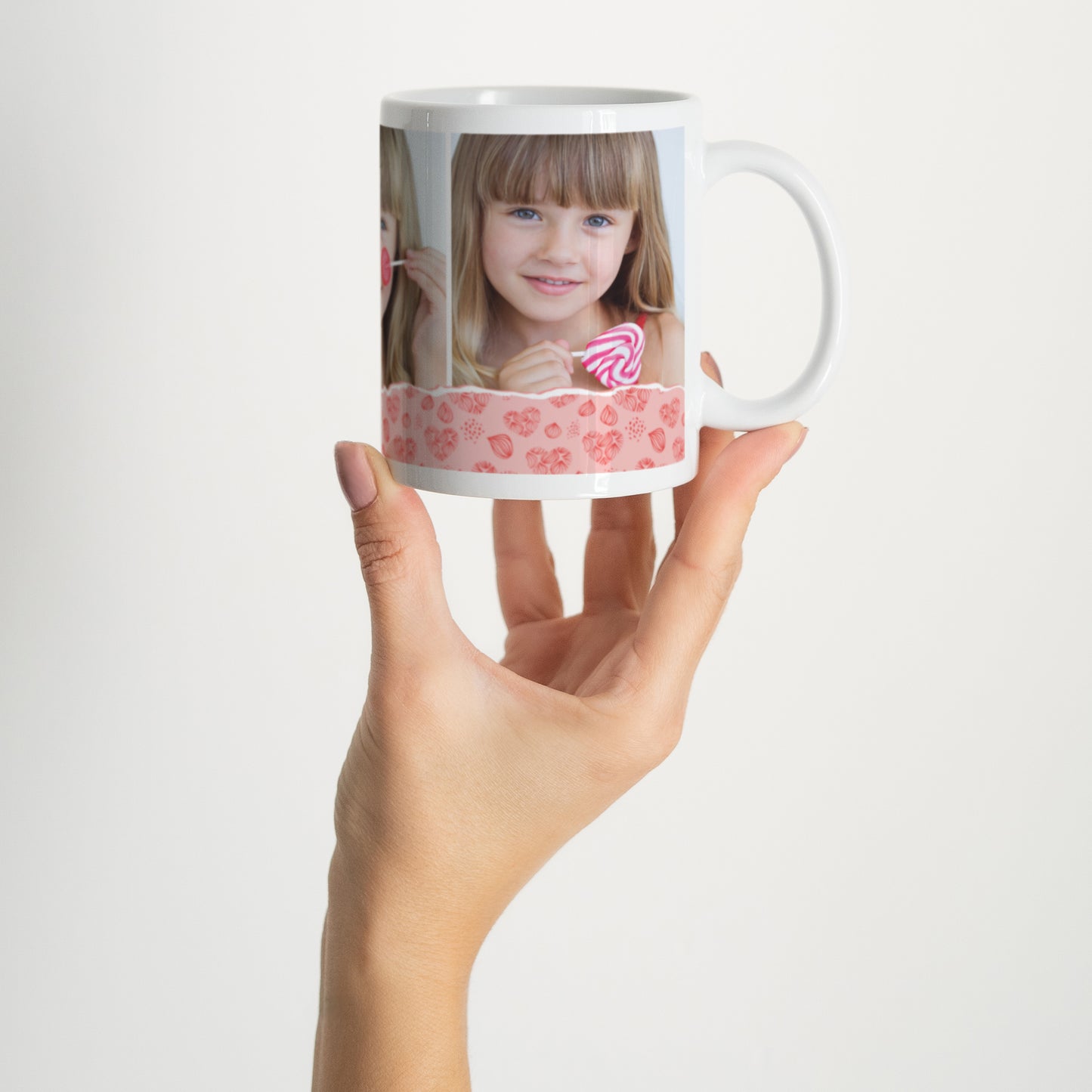 Tasse Objekte Weiß Zärtlicher Valentinstag foto N° 2