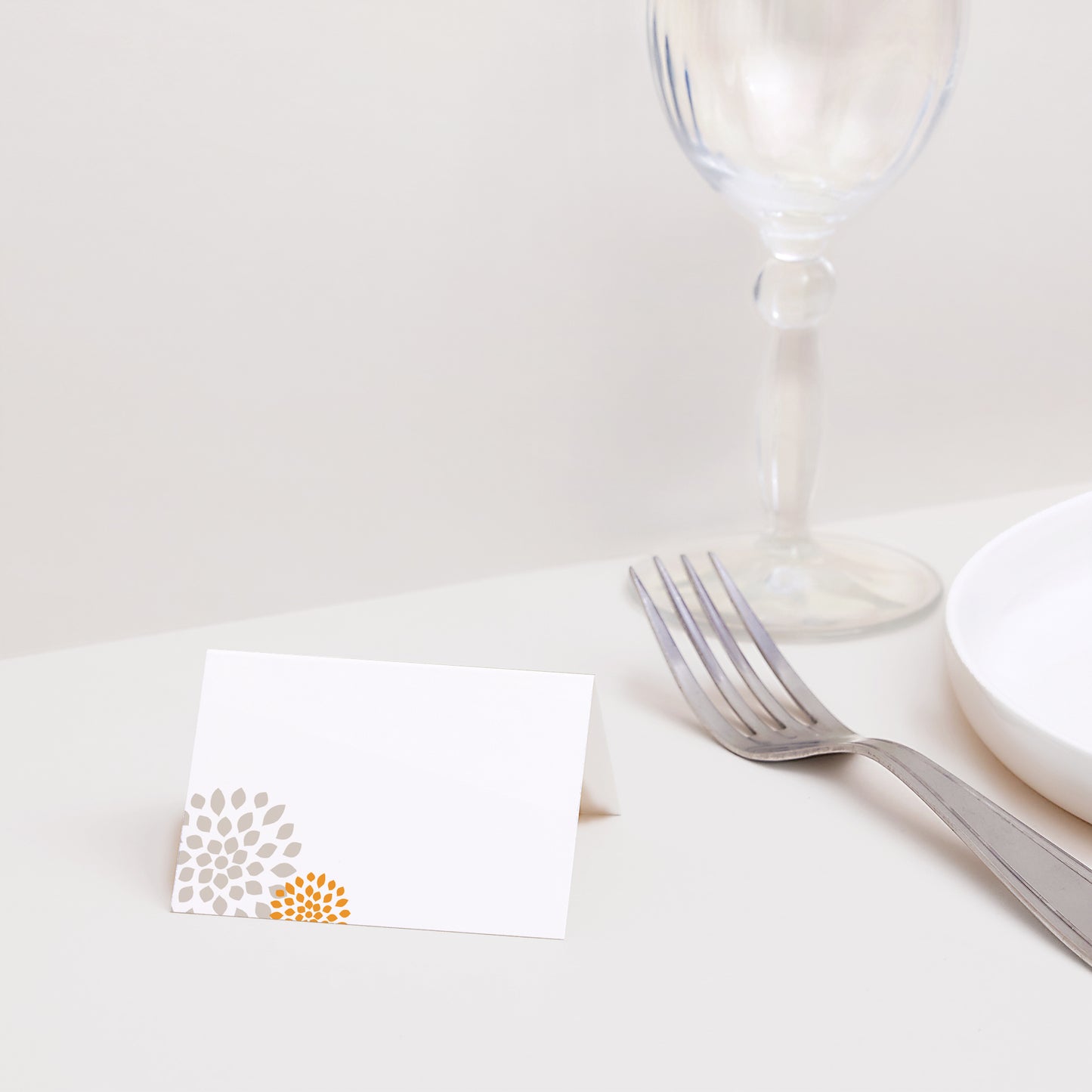 Tischkarten Hochzeit Quer Provenzalische Landschaft foto N° 2