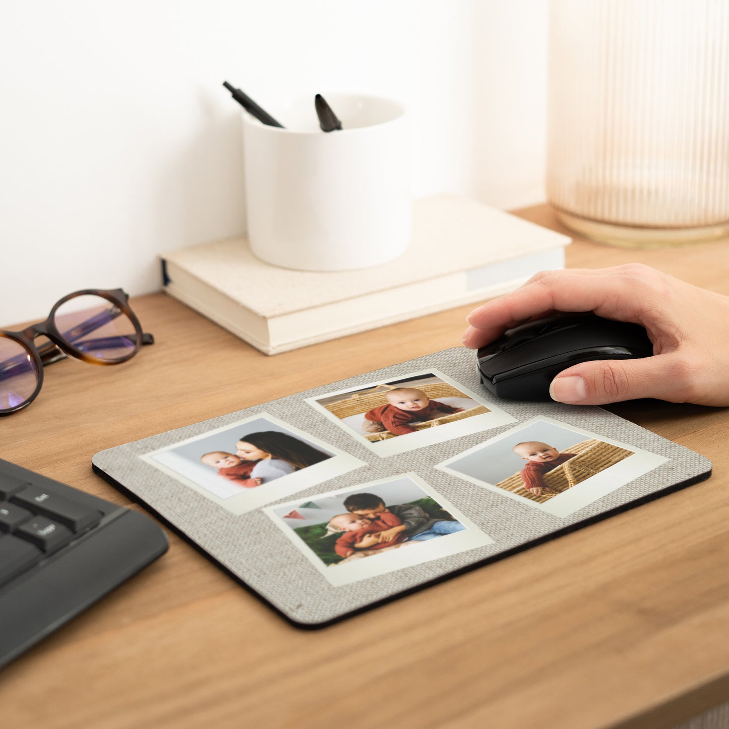 Mousepad Objekte Rechteck Polaroid foto N° 2