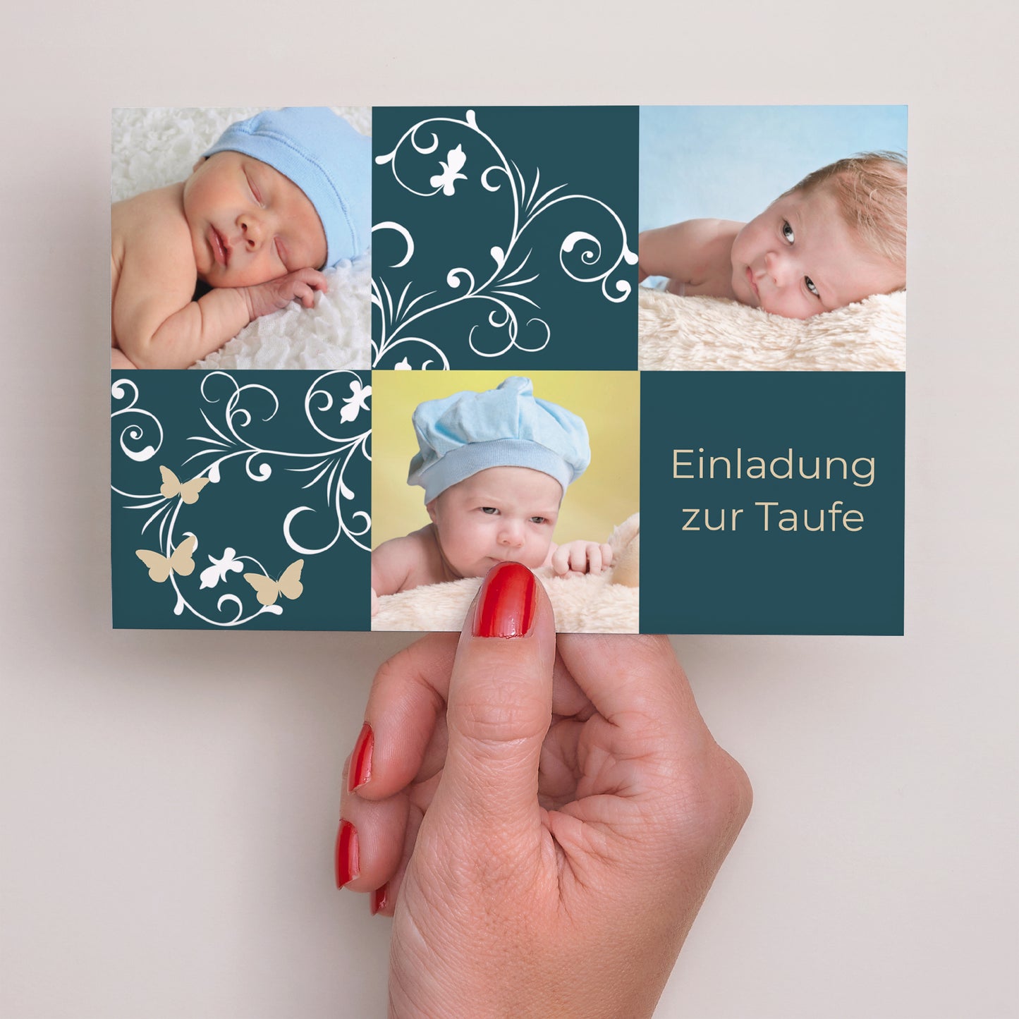 Taufeinladung Landschaft Sakrament und Fotos foto N° 3