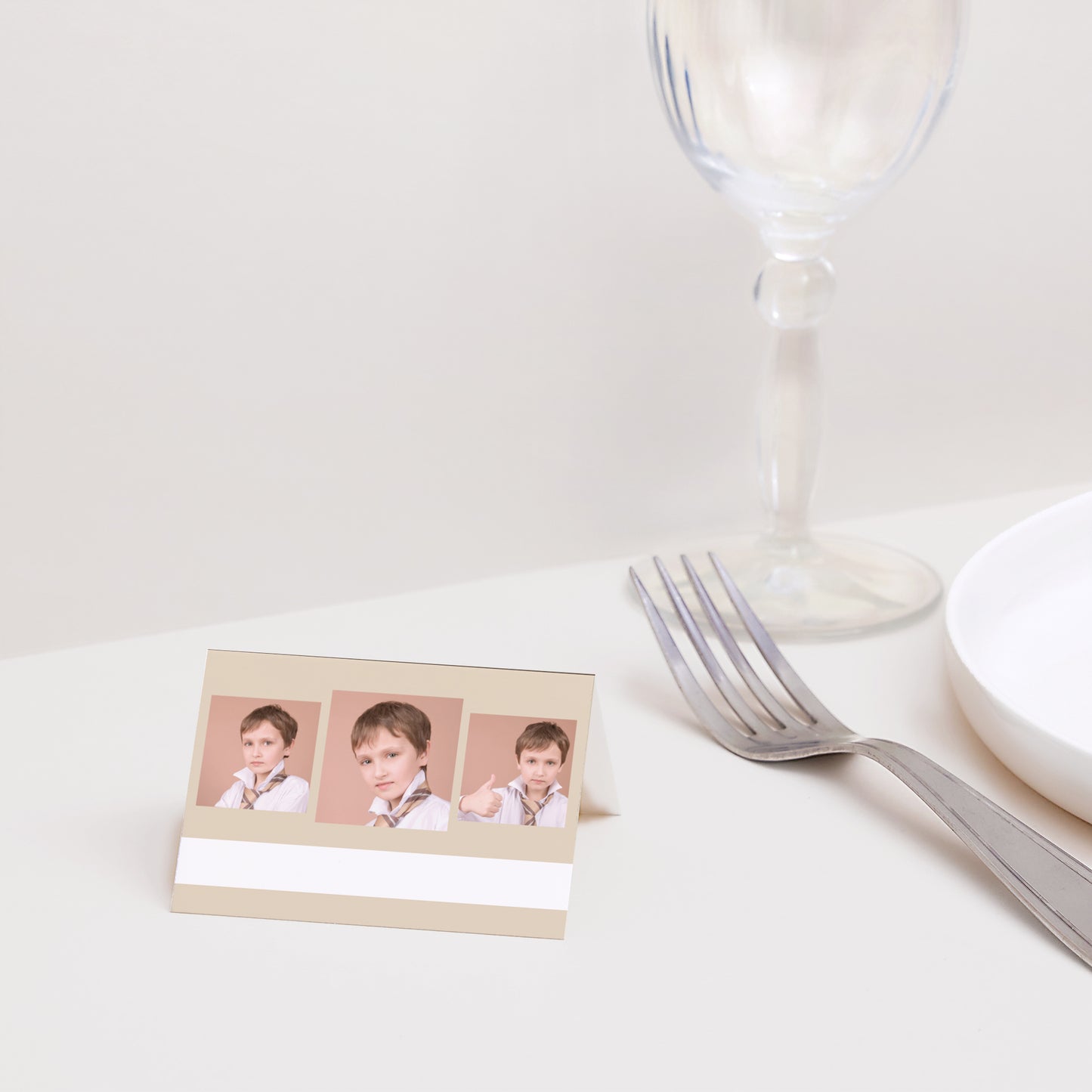 Tischkarten Kommunion Quer Der Weg, die Wahrheit und das Leben foto N° 2