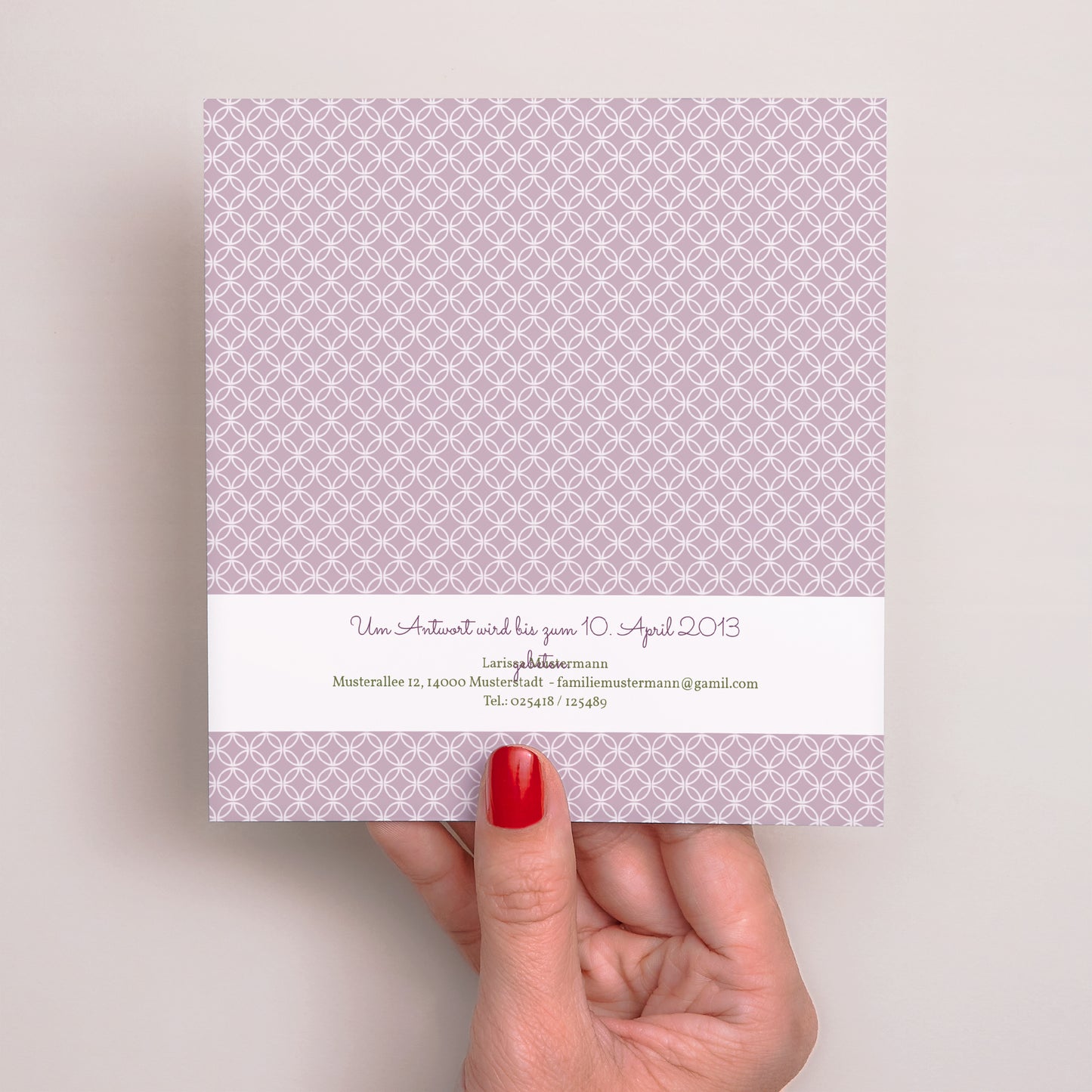 Einladungskarte Kommunion Quadrat Thanksgiving foto N° 3