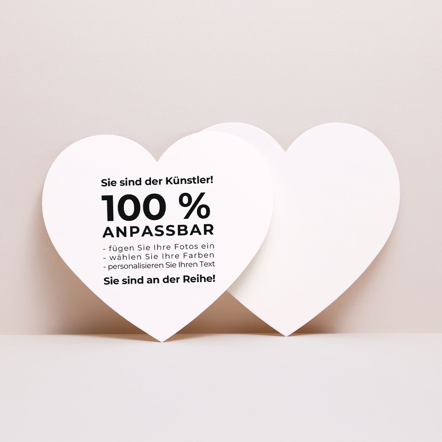 Einladungskarte Taufe Herz Do It Yourself II foto N° 1