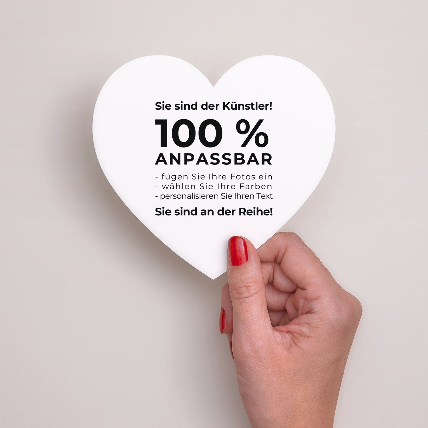 Einladungskarte Taufe Herz Do It Yourself II foto N° 2