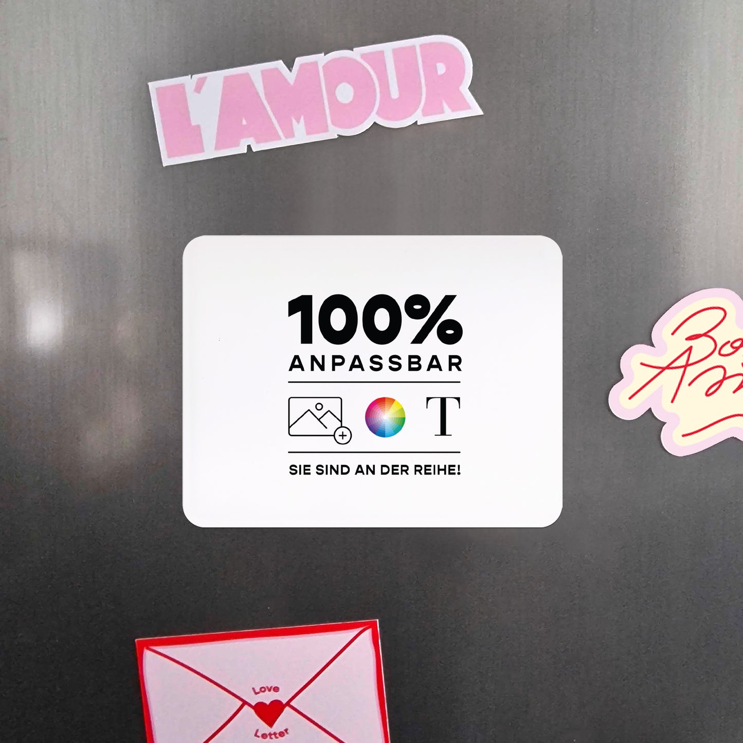 Taufeinladung Set von 8, magnetisch, Landschaft, rechteckige abgerundete Ecken Do It Yourself II foto N° 4