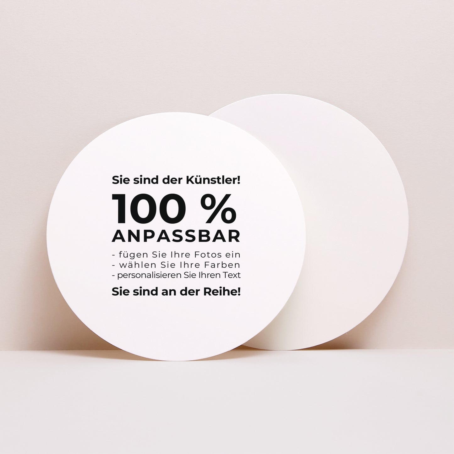 Einladungskarte Taufe Rund Do It Yourself II foto N° 1
