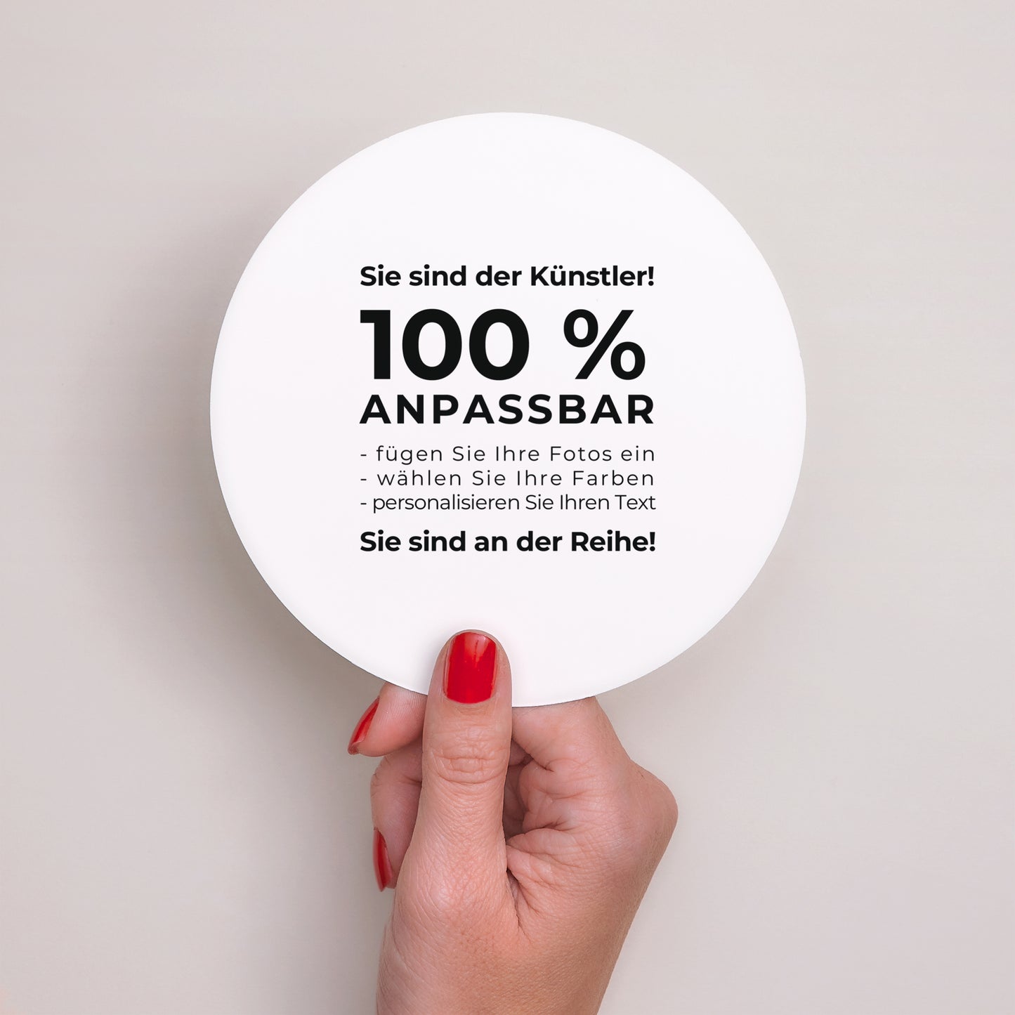 Einladungskarte Taufe Rund Do It Yourself II foto N° 2