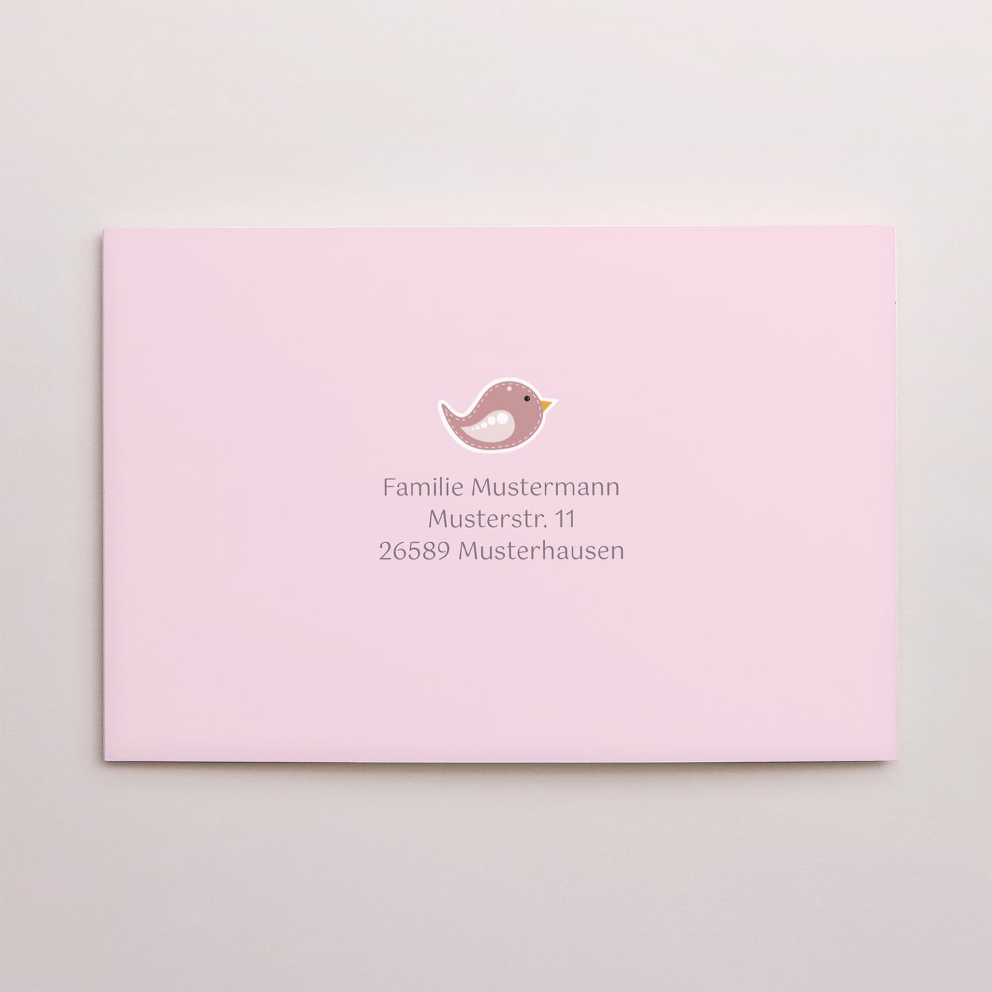 Taufeinladung Doppelflügel-Landschaft Vögel des Glücks foto N° 3