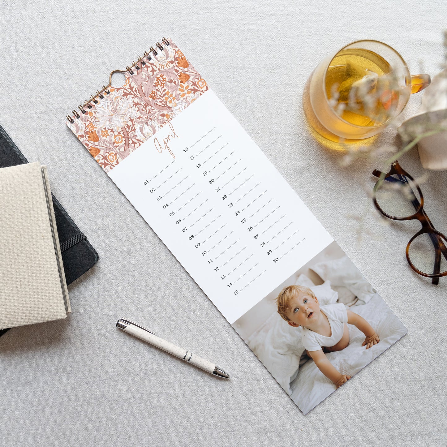 Kalender Weihnachten Beständig Blumen foto N° 3