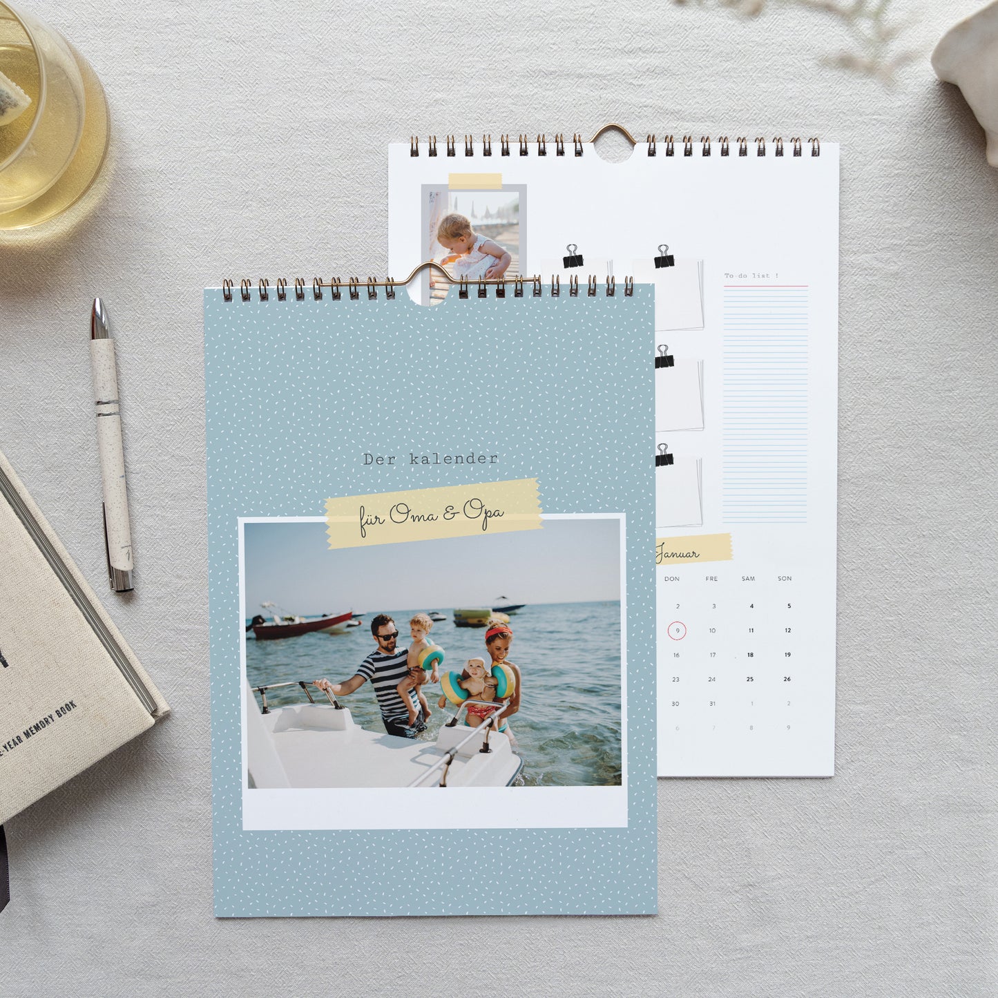 Kalender Weihnachten Wandbild A4 Großeltern foto N° 1