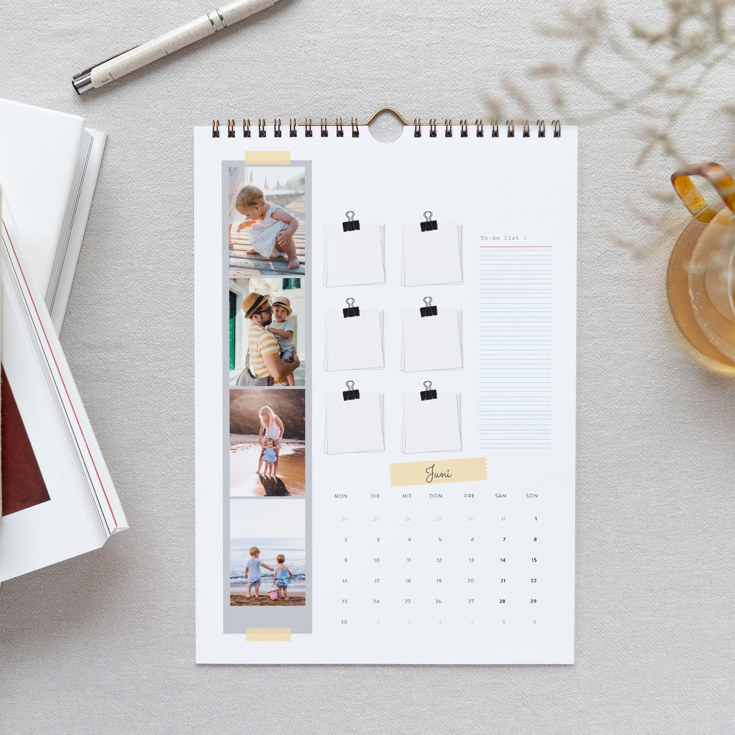 Kalender Weihnachten Wandbild A4 Großeltern foto N° 2