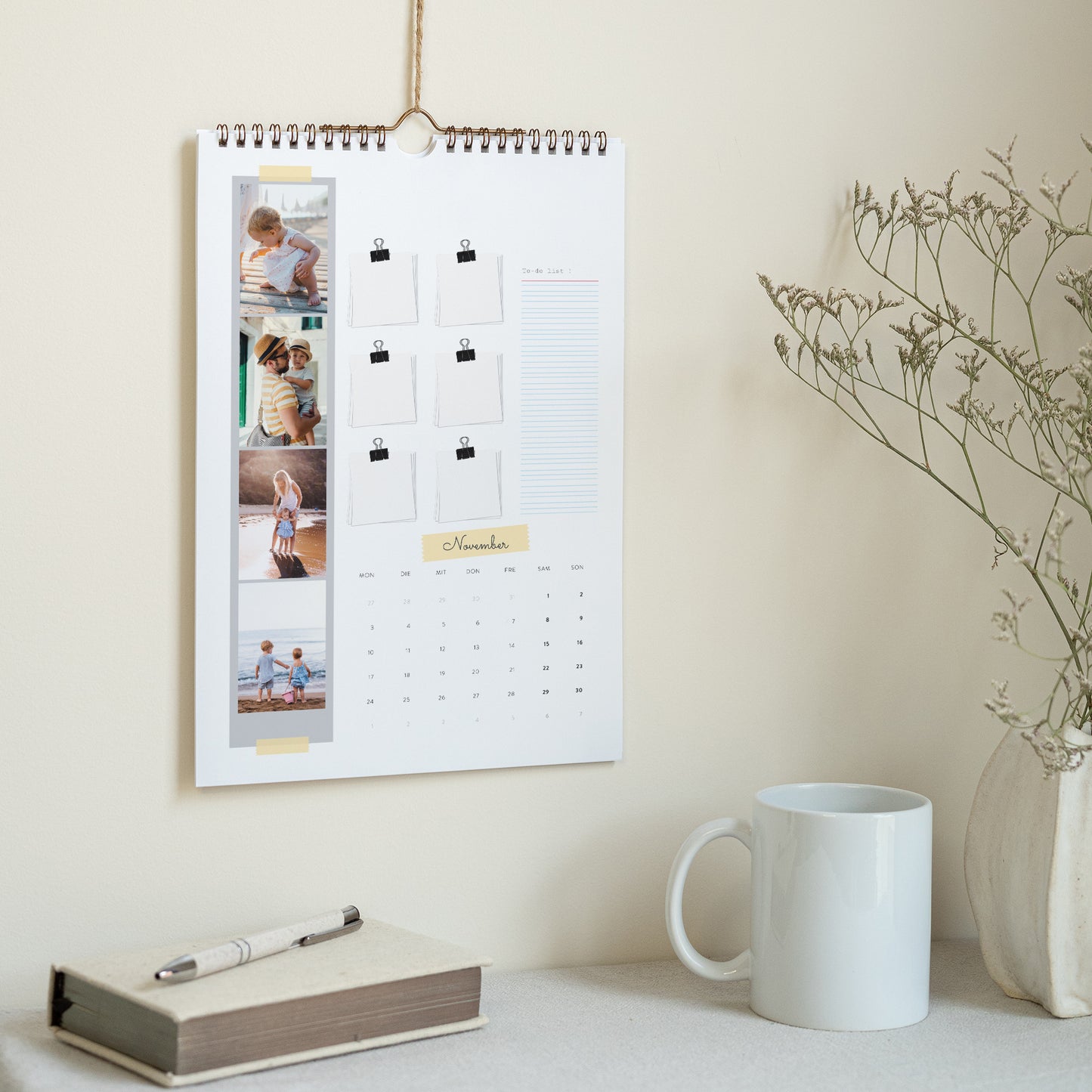 Kalender Weihnachten Wandbild A4 Großeltern foto N° 3