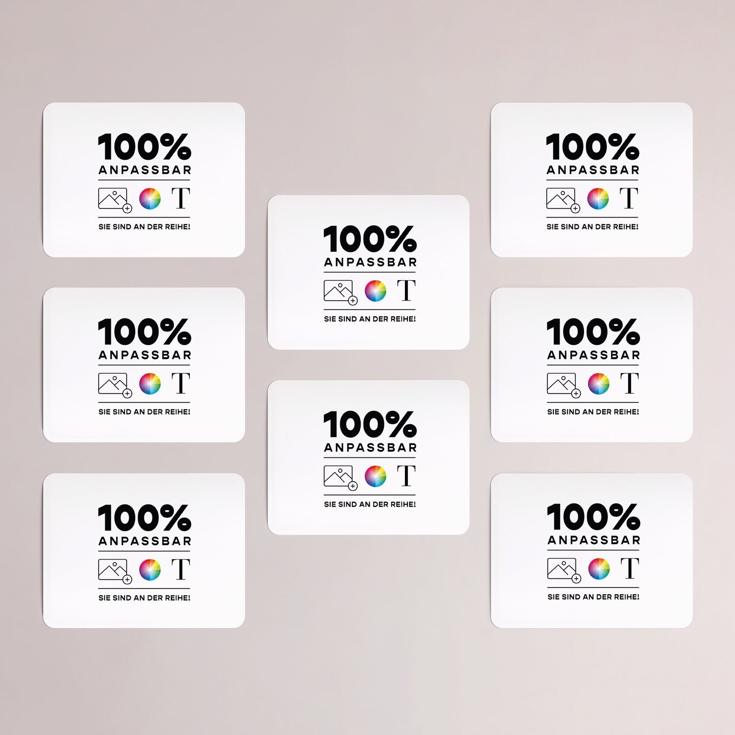 Weihnachtskarte Weihnachten Set von 8, magnetisch, Landschaft, rechteckige abgerundete Ecken Do It Yourself III foto N° 3