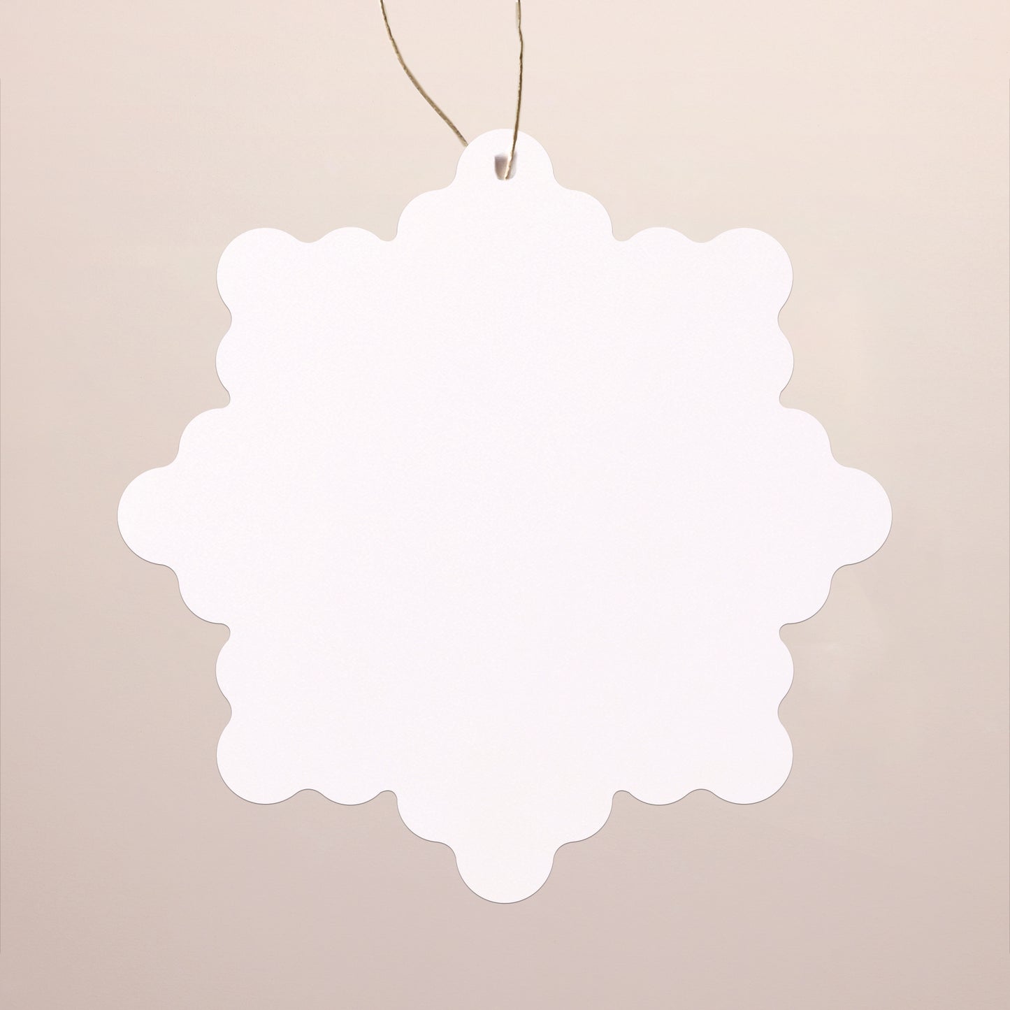 Weihnachtskarte Weihnachten Schwebende Schneeflocke Do It Yourself III foto N° 2