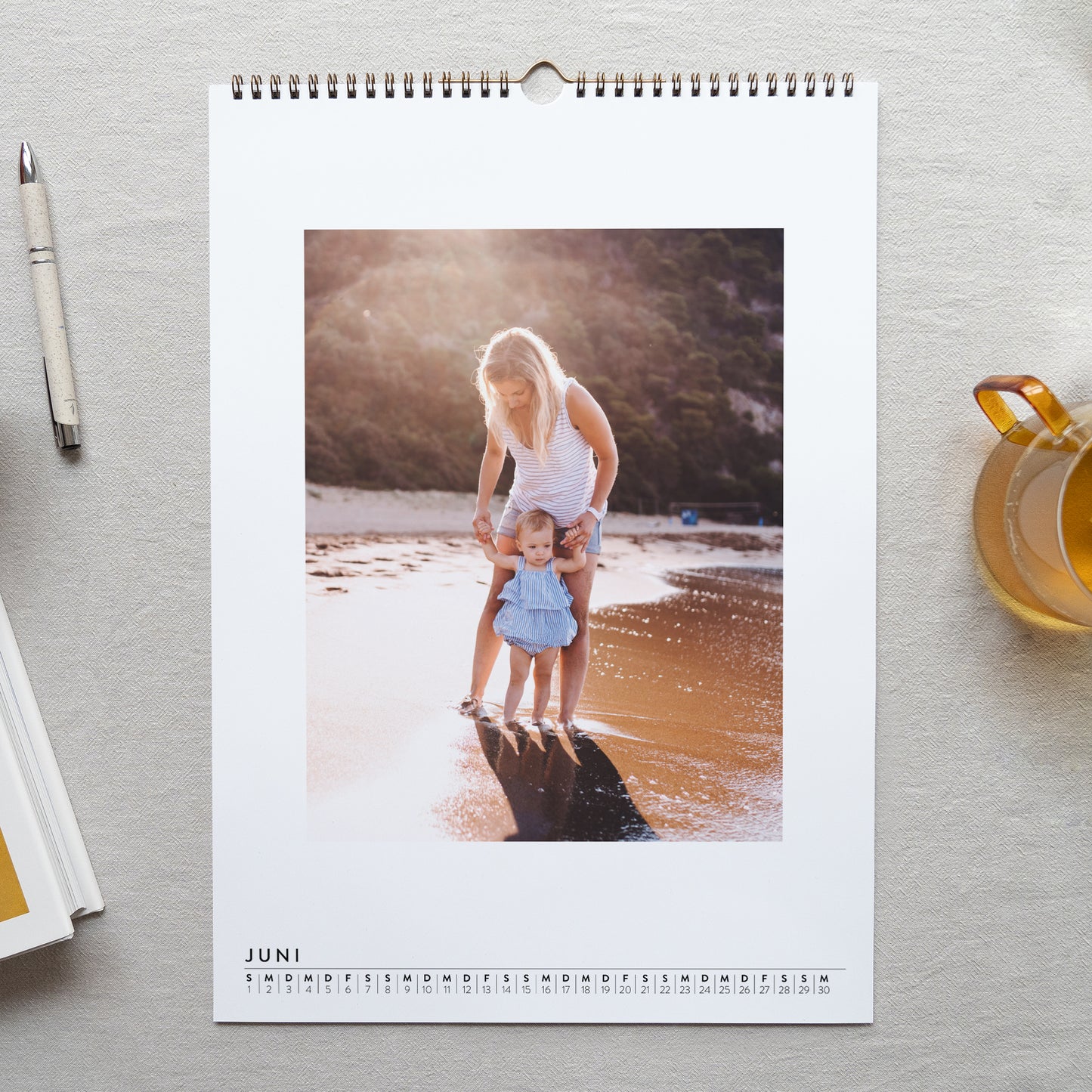Kalender Weihnachten Wandgemälde A3 Blumiger Geist foto N° 2