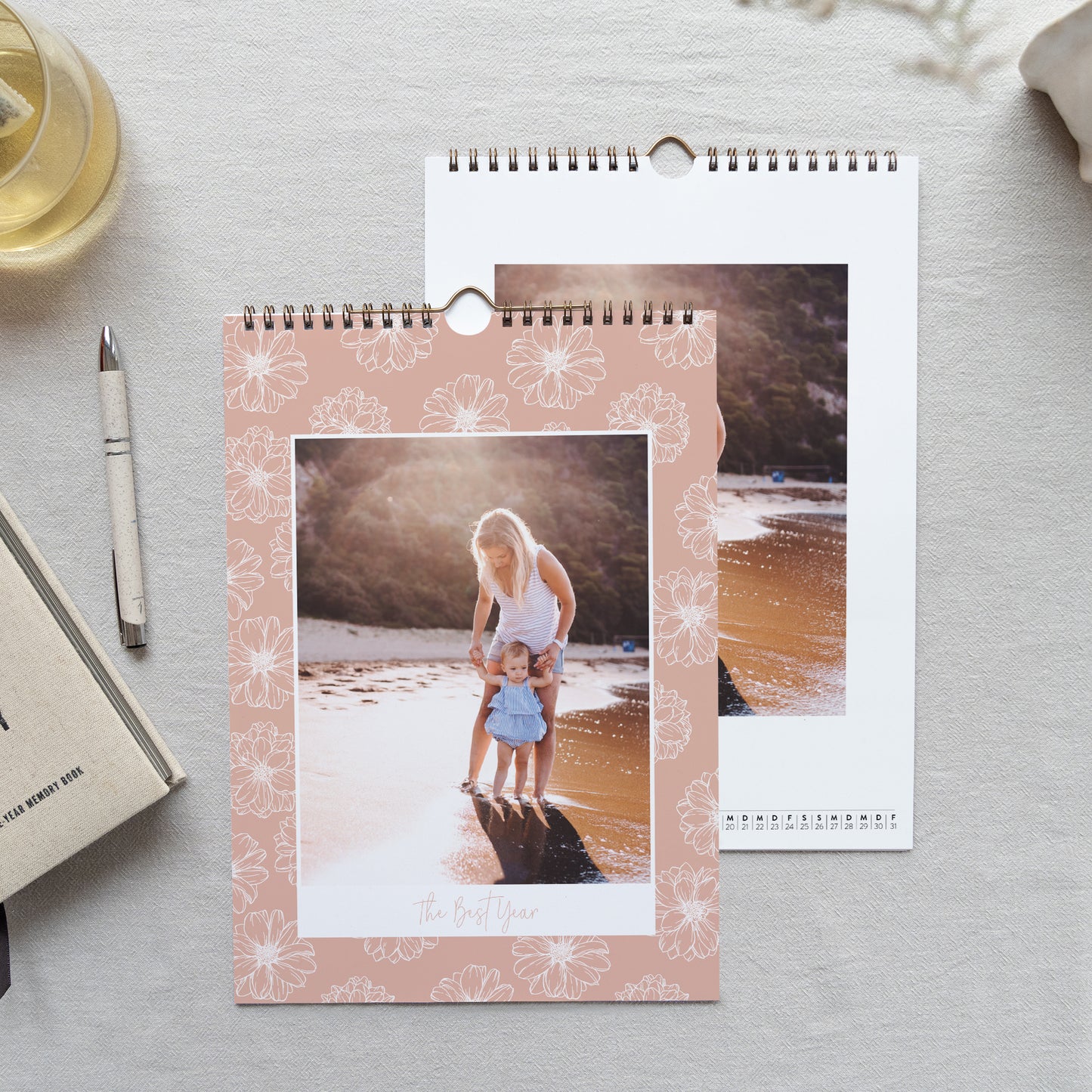 Kalender Weihnachten Wandbild A4 Blumiger Geist foto N° 1