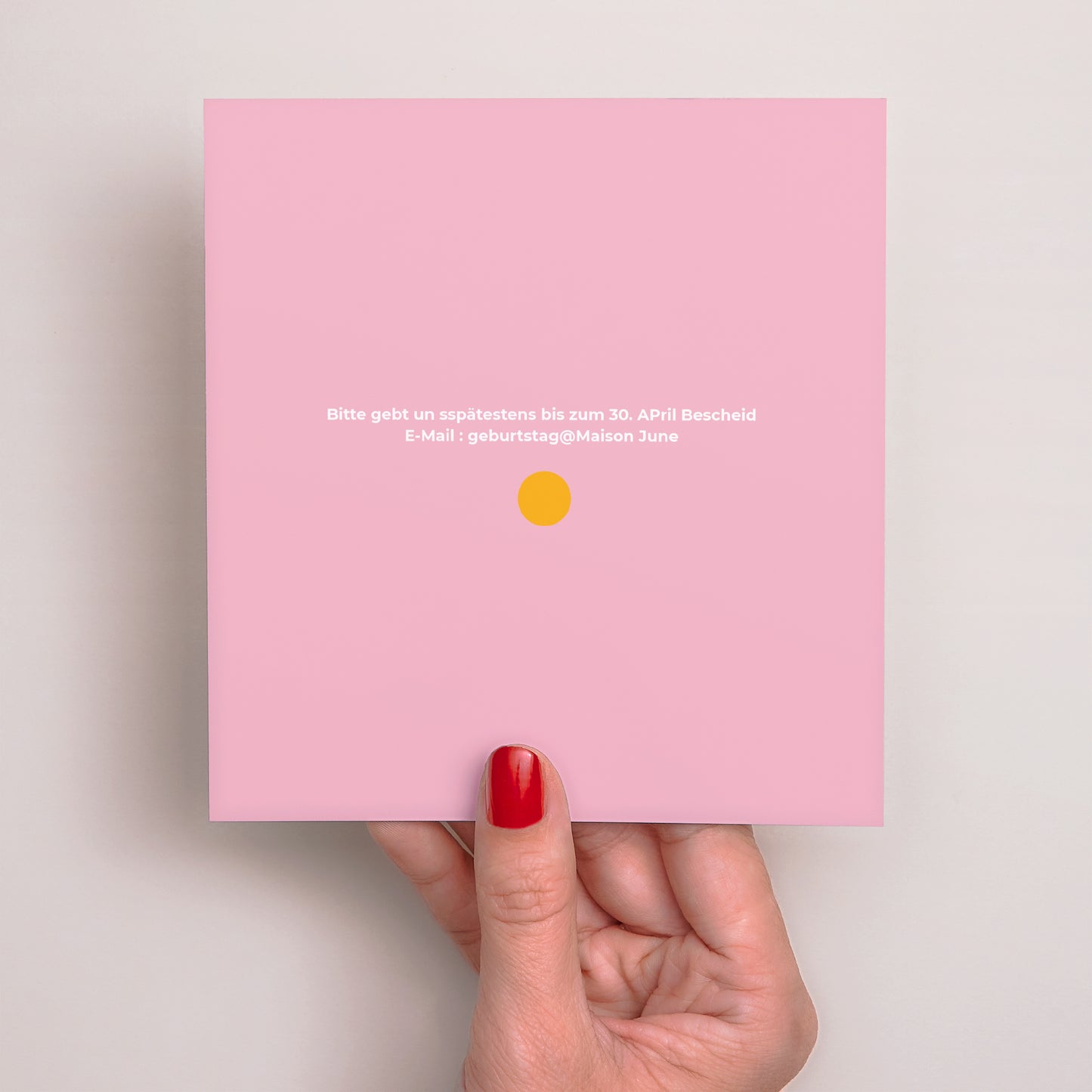 Einladungskarte Kindergeburtstag Quadrat Glitter foto N° 3