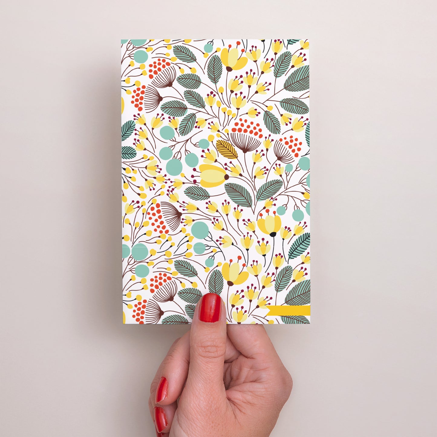 Hochzeitseinladung PortraitPorträt Feldblumen foto N° 3