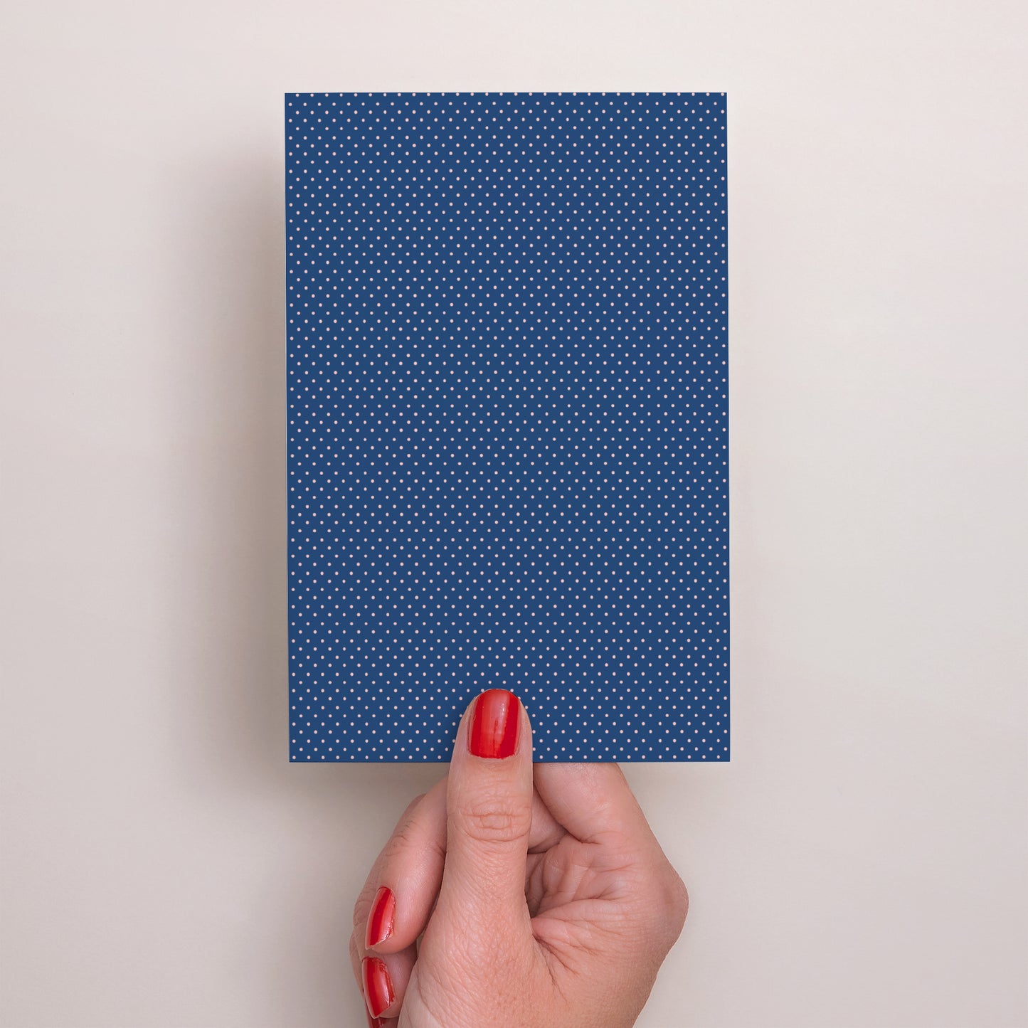 Hochzeitseinladung PortraitPorträt Rosa, Nachtblau foto N° 3