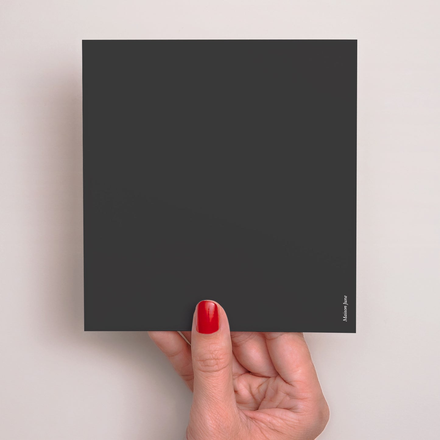 Einladungskarte Hochzeit Quadrat Mr & Mrs foto N° 3