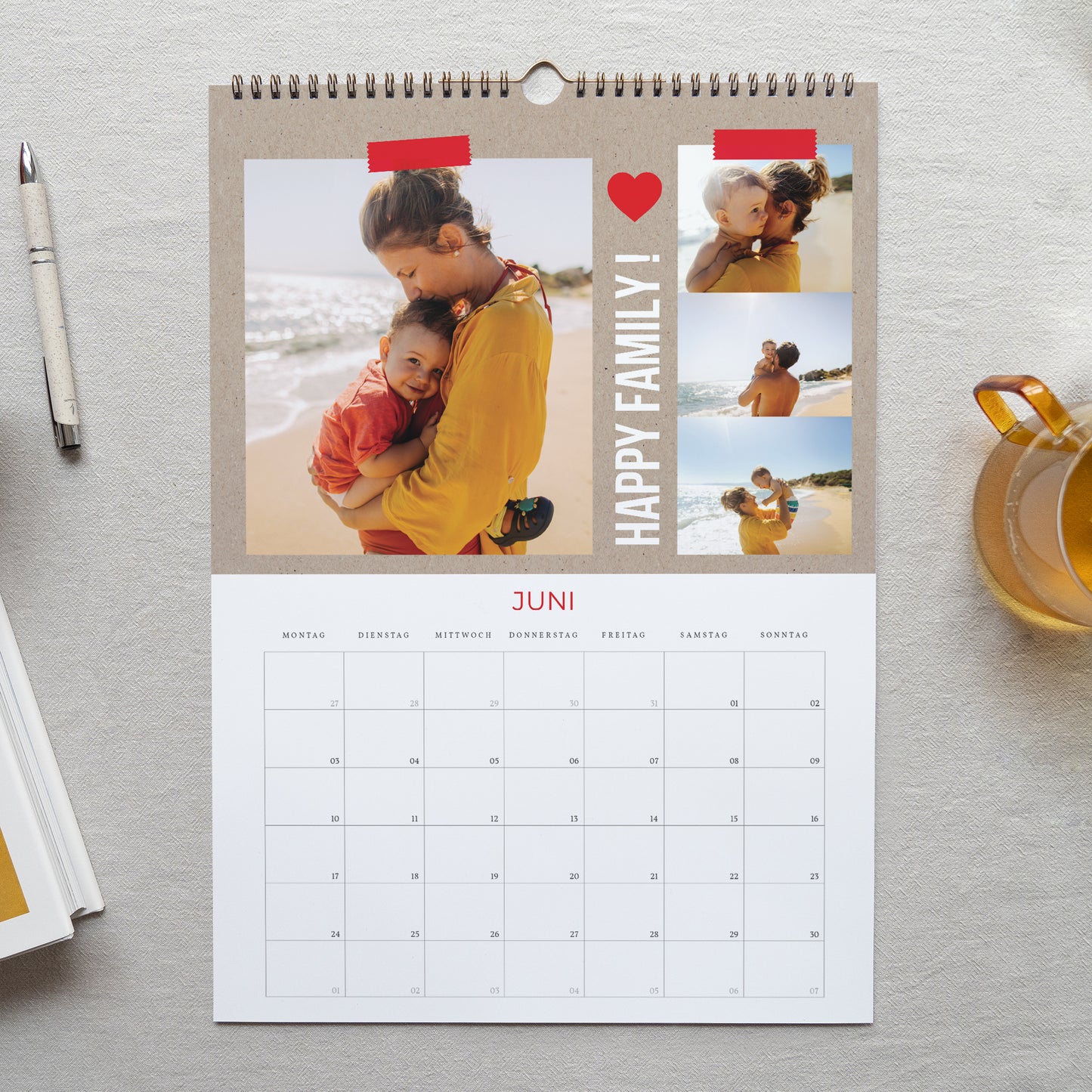 Kalender Weihnachten Wandgemälde A3 Jährliches Durcheinander foto N° 2