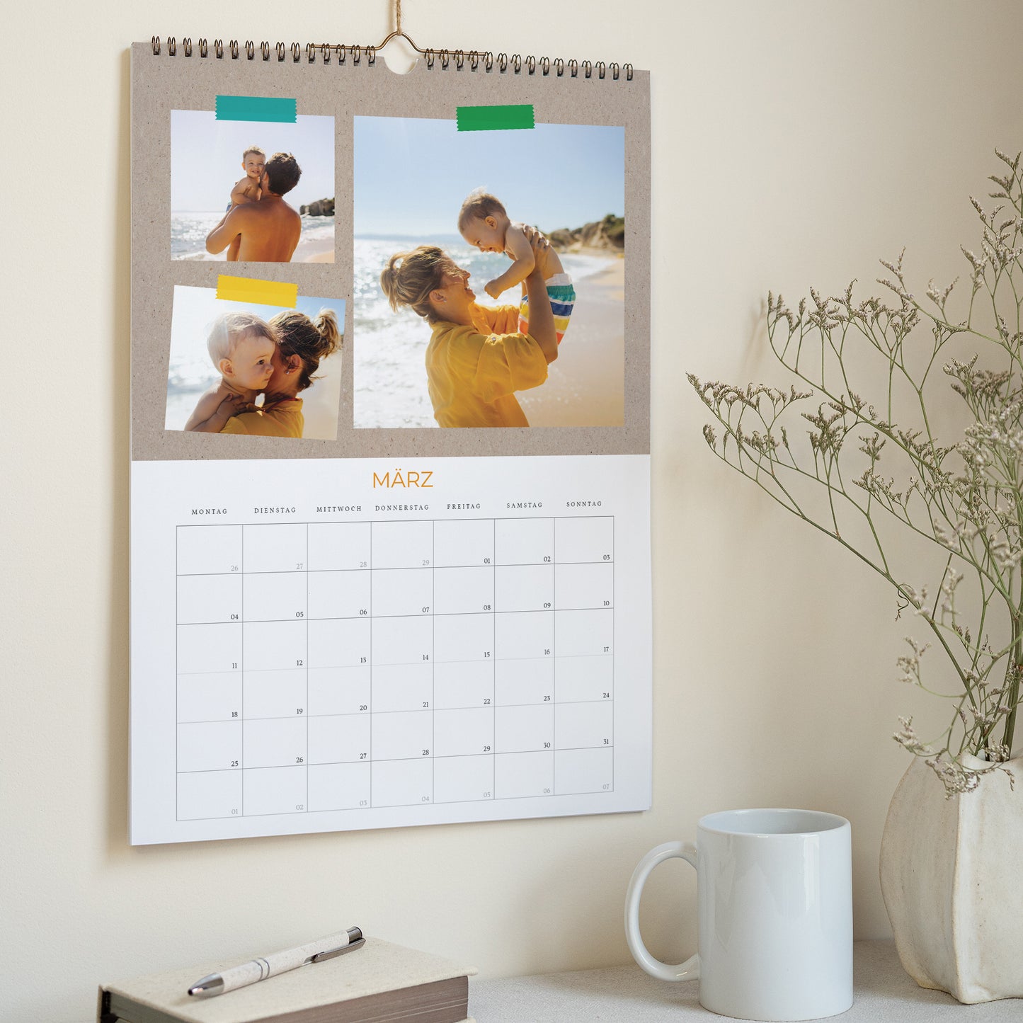 Kalender Weihnachten Wandgemälde A3 Jährliches Durcheinander foto N° 3