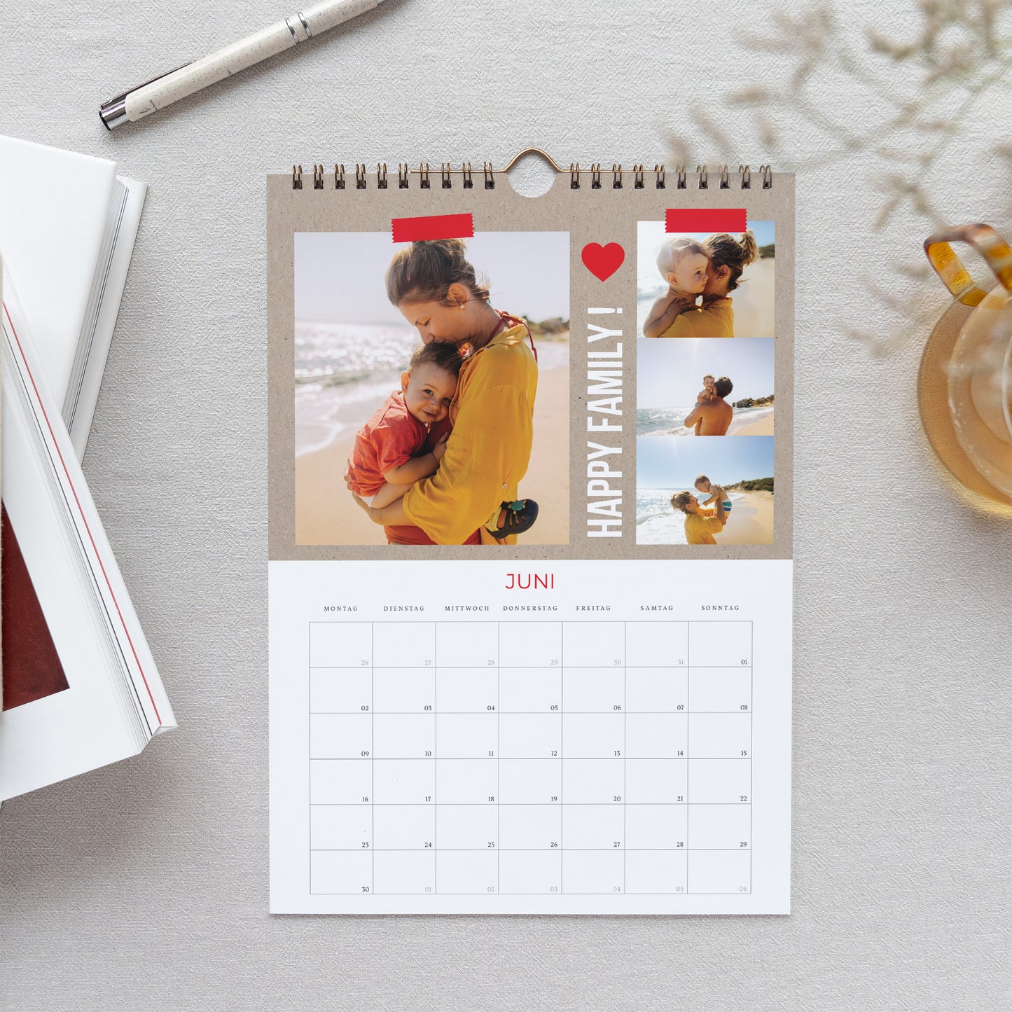 Kalender Weihnachten Wandbild A4 Jährliches Durcheinander foto N° 2