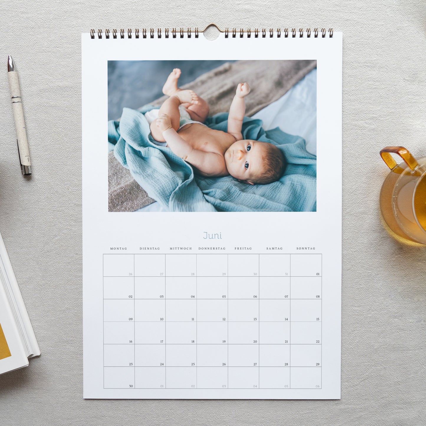 Kalender Weihnachten Wandgemälde A3 Sterne foto N° 2