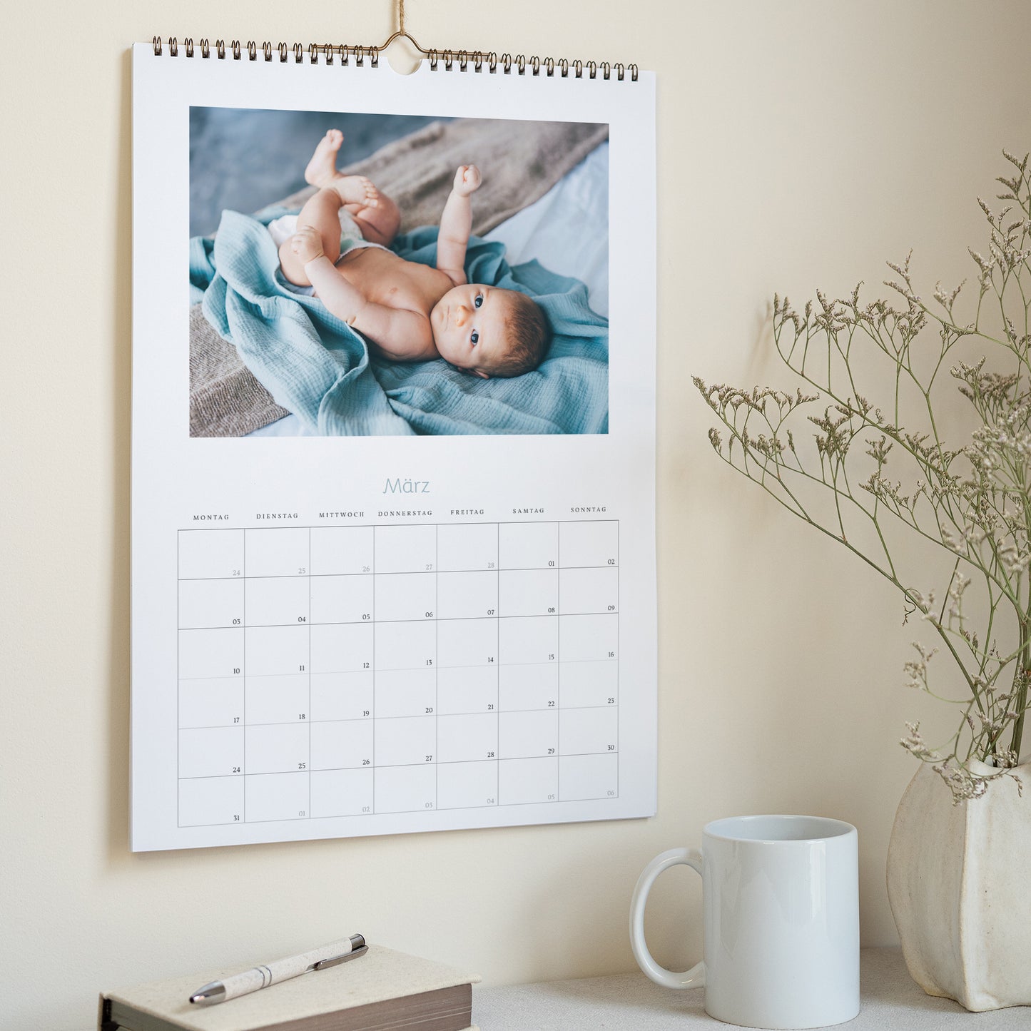Kalender Weihnachten Wandgemälde A3 Sterne foto N° 3
