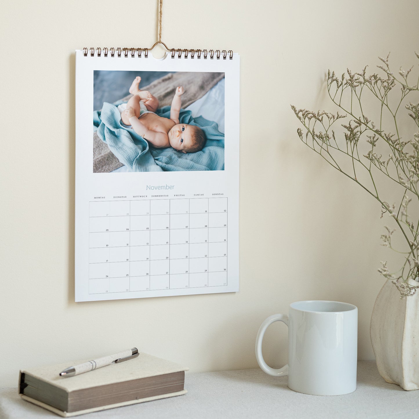 Kalender Weihnachten Wandbild A4 Sterne foto N° 3