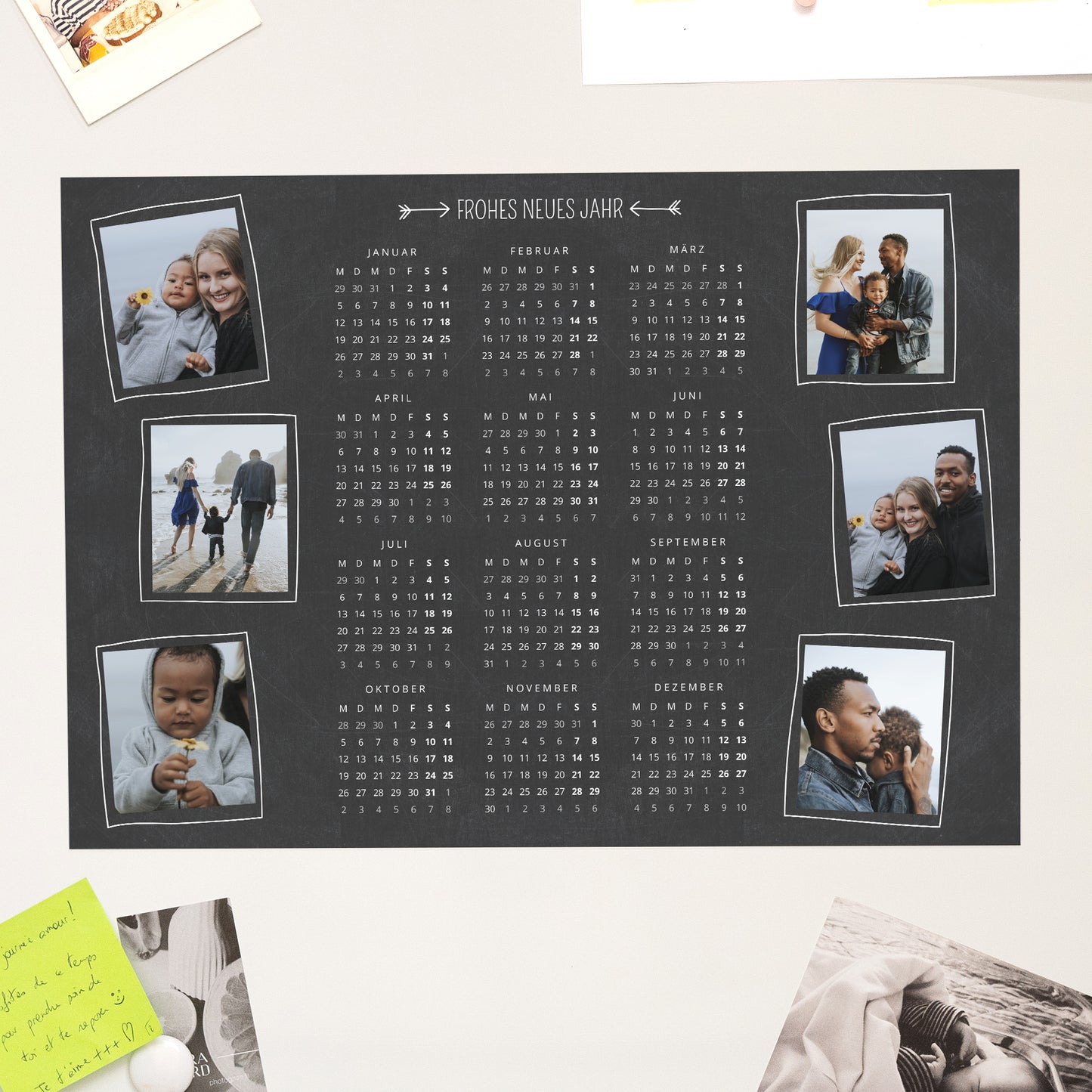 Kalender Weihnachten Magnetischer, einseitiges landschaft Foto-Tafel foto N° 1