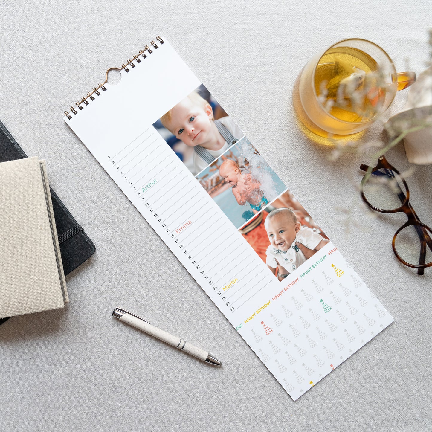 Kalender Weihnachten Beständig Geburtstage foto N° 3