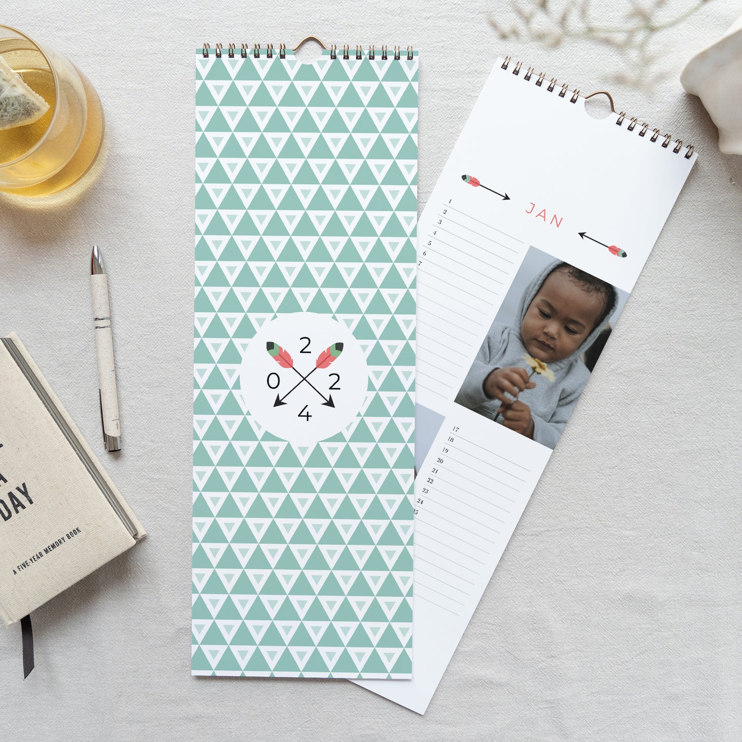 Kalender Weihnachten Beständig Dreiecke foto N° 1