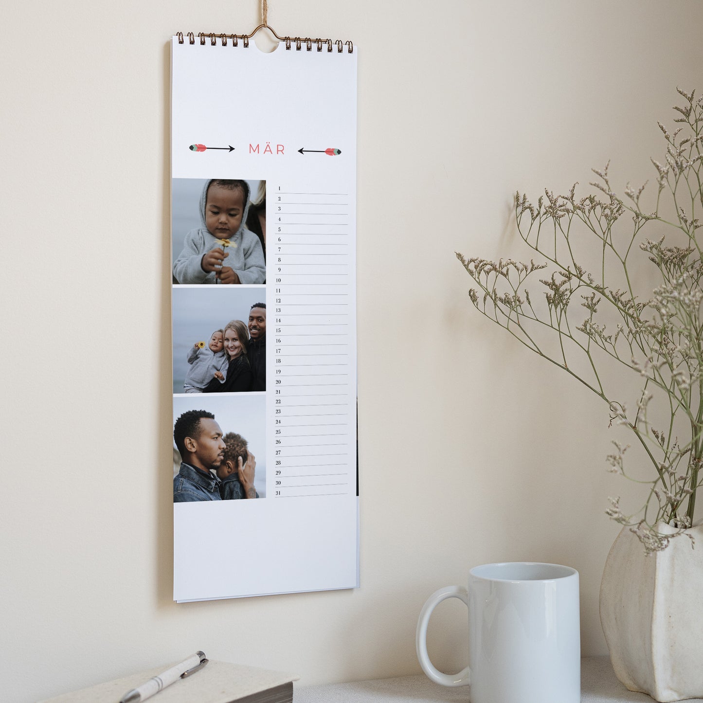 Kalender Weihnachten Beständig Dreiecke foto N° 2