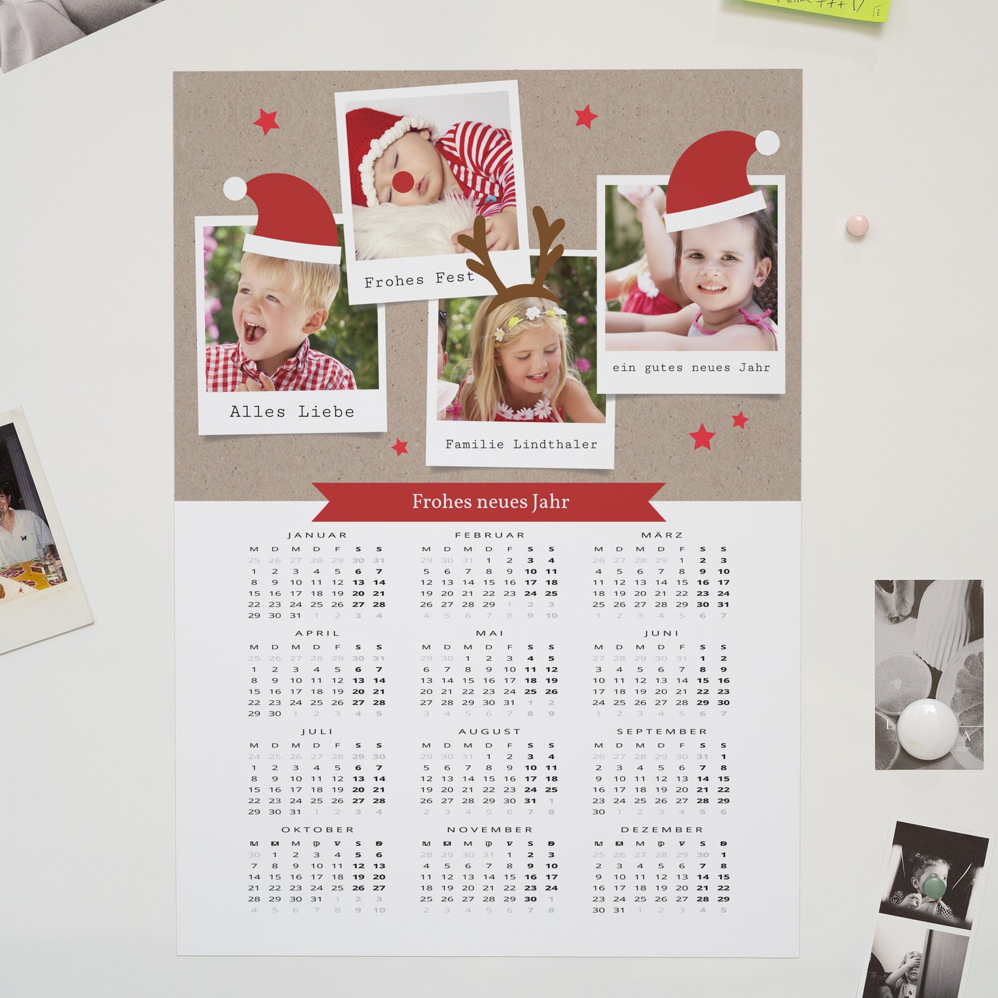 Kalender Weihnachten Magnetischer, einblattkalender hochformat Zauberhafte Weihnachten foto N° 1