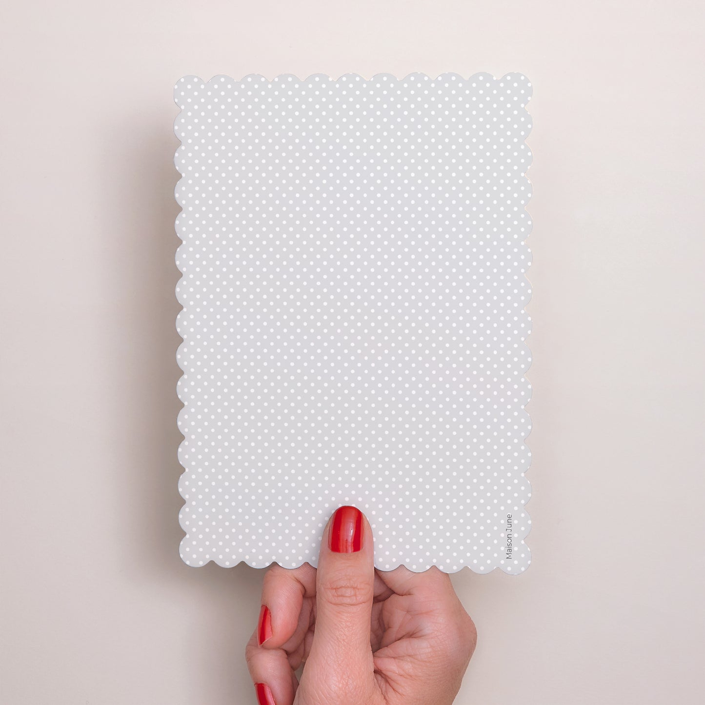 Einladungskarte Kommunion Porträt, Keksränder Gebet foto N° 3