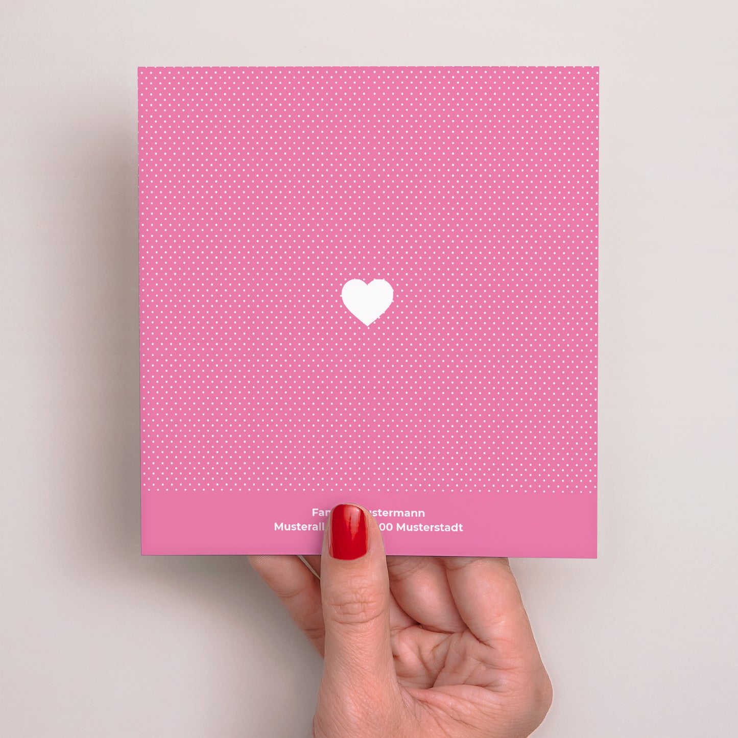 Geburtskarte Quadrat Minibrief foto N° 3